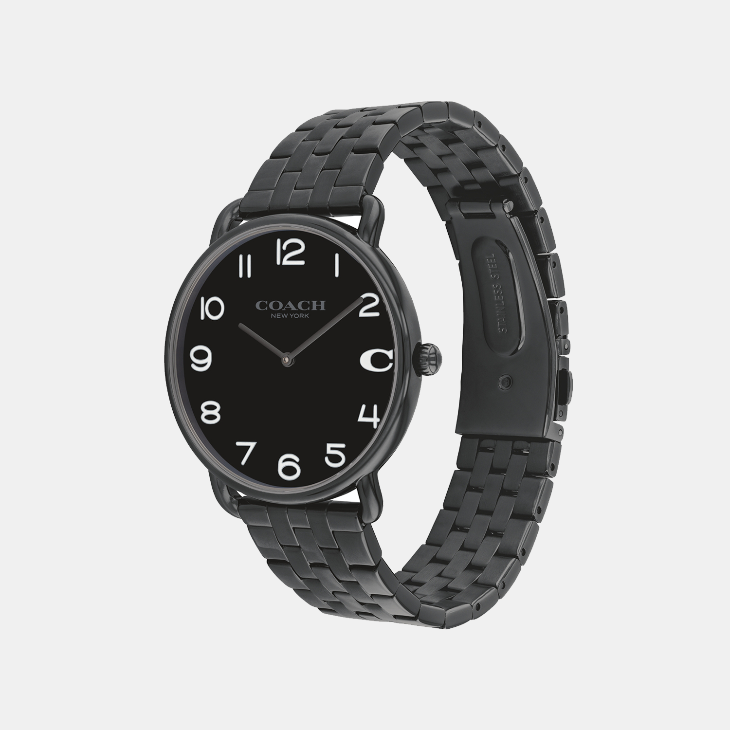 Coach Elliot Men Quartz Black Dial Analog Stainless Steel Watch 14602670 - view 2