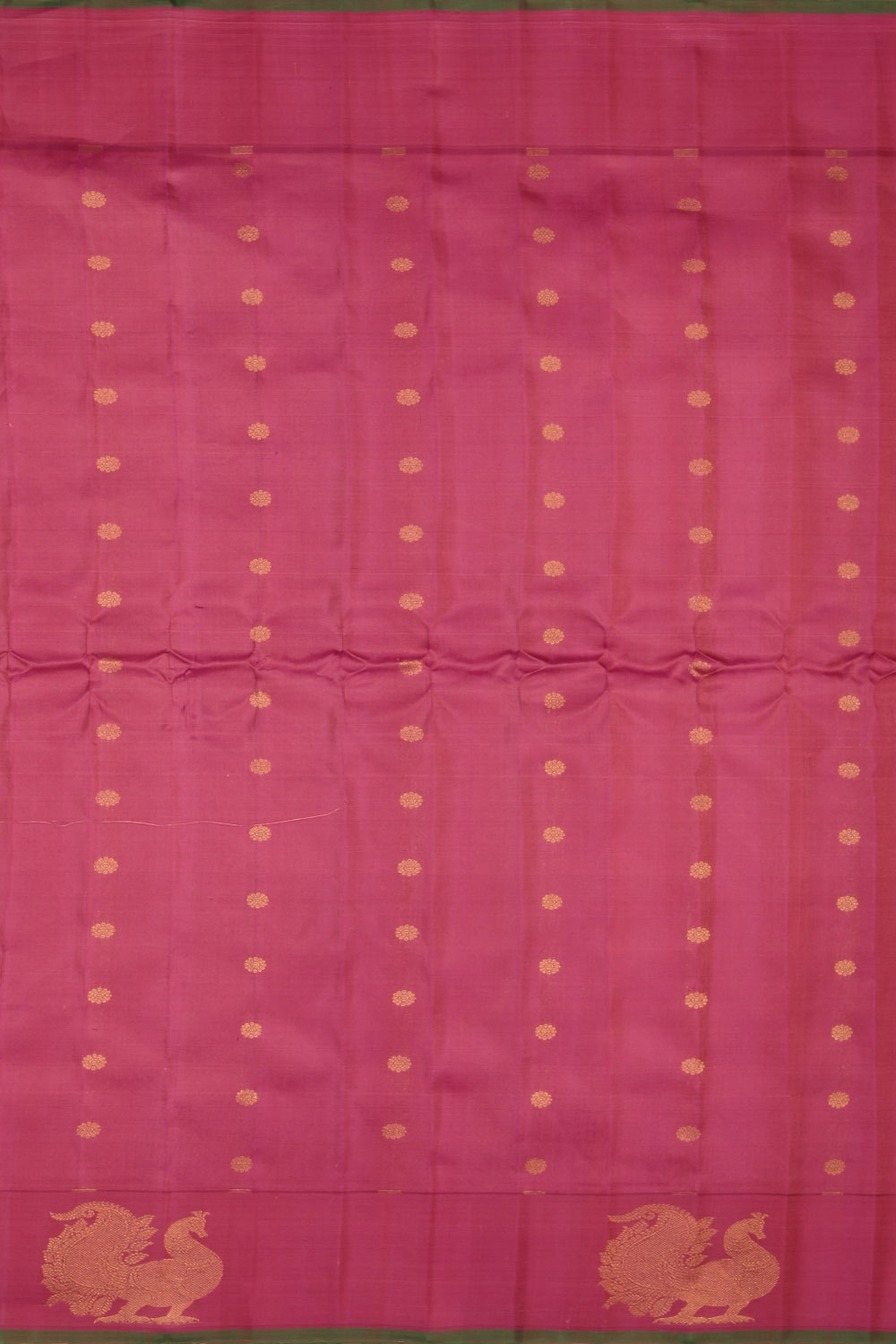 Kalanjali Gadwal Mustard Saree – Women's - view 4