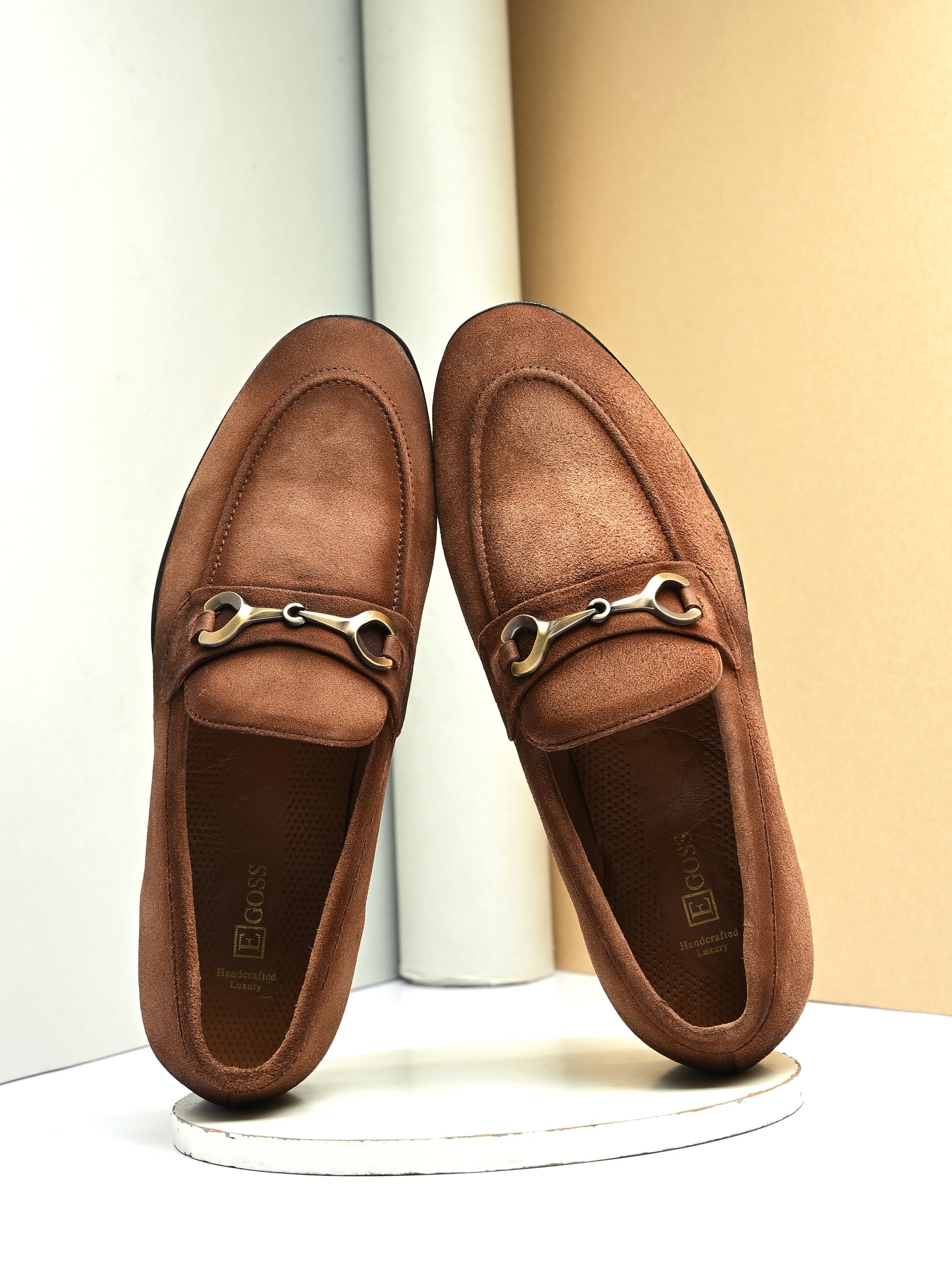 Stardust Buckled Loafers by Aspeerio - view 19