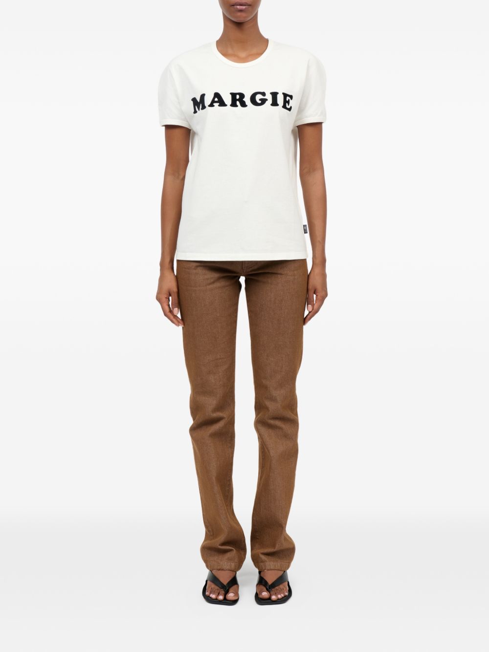 MM6 Maison Margiela Logo cotton t-shirt – Cotton 100% - view 2