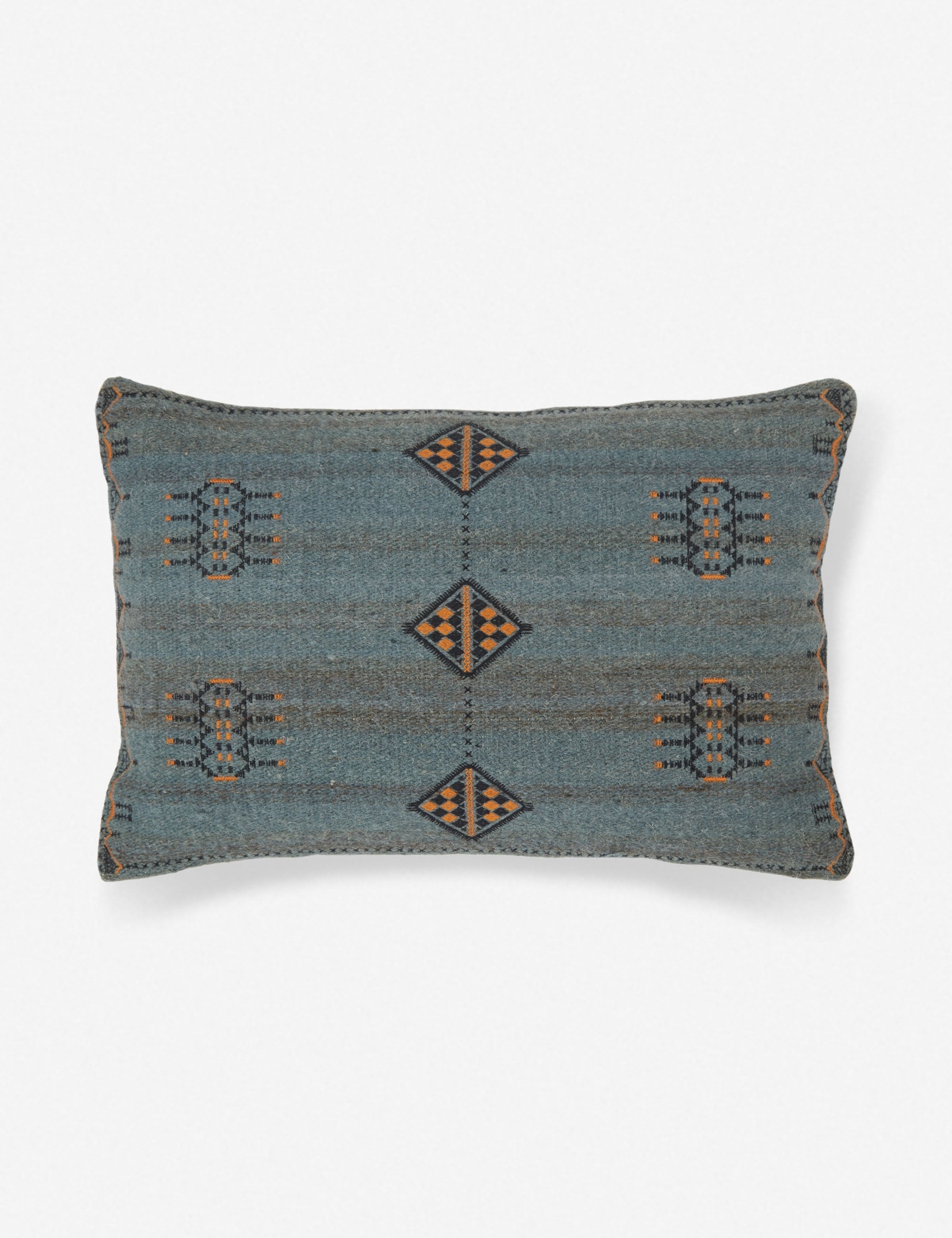 Lulu and Georgia Indigo Lumbar Pillow