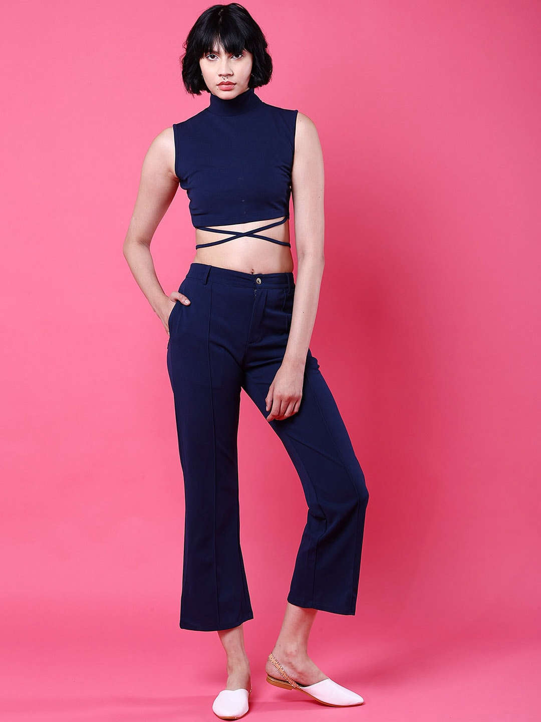 Freehand By The Indian Garage Co Women Tie Up Co-Ord Set