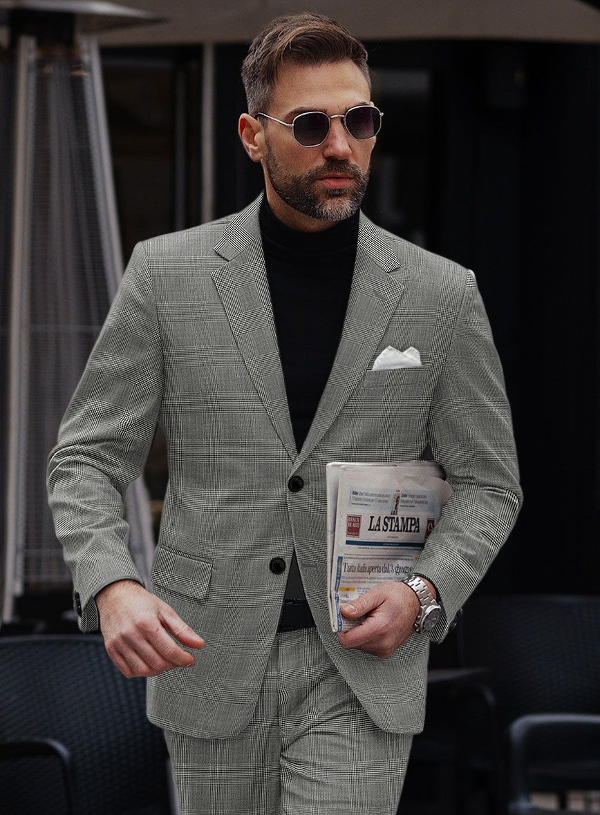 StudioSuits Reda Fivaro Black Checks Wool Jacket - view 2