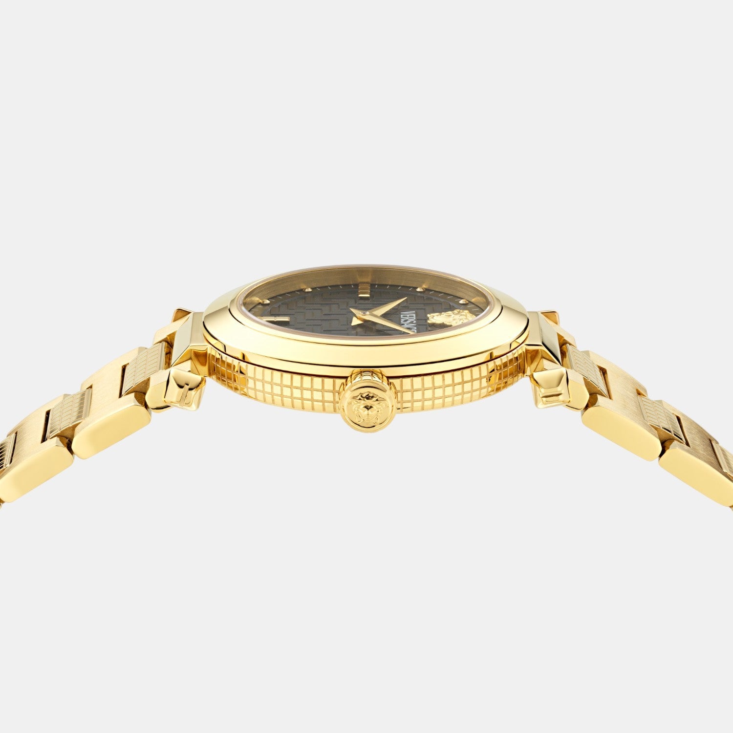 Versace Greek Women Quartz Black Dial Analog Stainless Steel Watch VE5B00625 - view 3