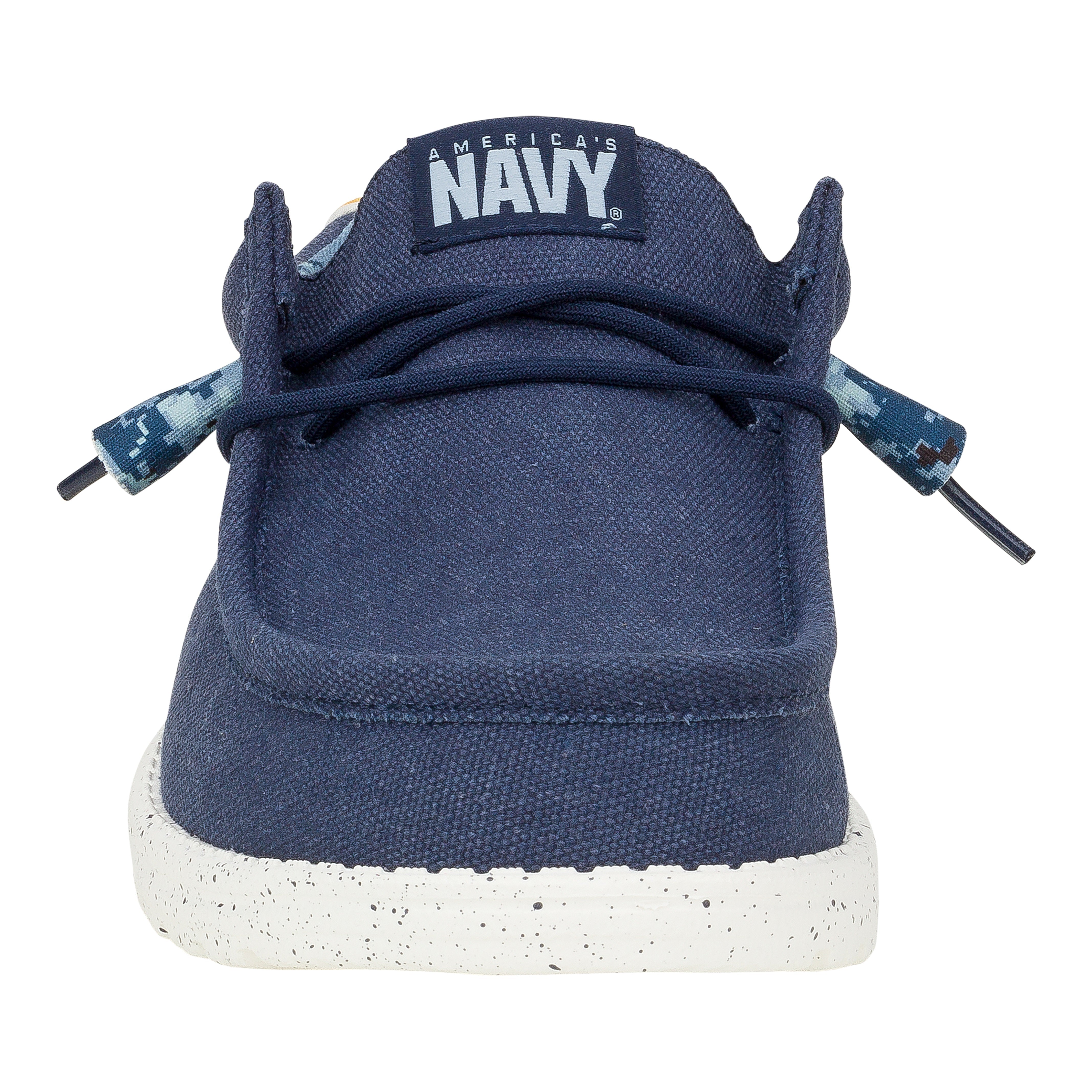 HEYDUDE shoes Wally US Navy 2 - Navy/Yellow – Men's - view 4