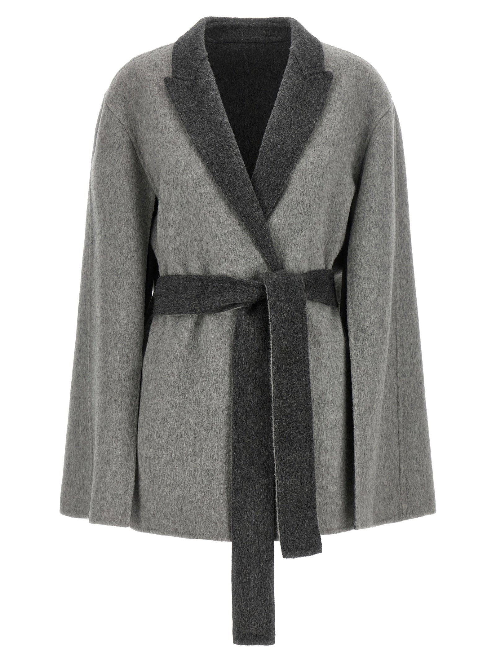 Alberta Ferretti Cardigan With Cape Sleeves – 100% wool