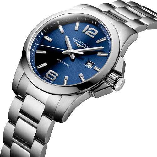 Longines Conquest Sunray Blue Dial Men 43mm - view 2