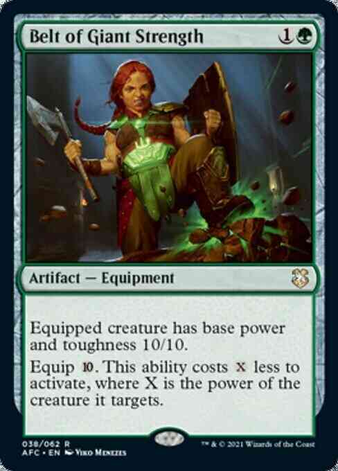 Magic Belt of Giant Strength [38] [Adventures in the Forgotten Realms Commander] [Non-Foil]