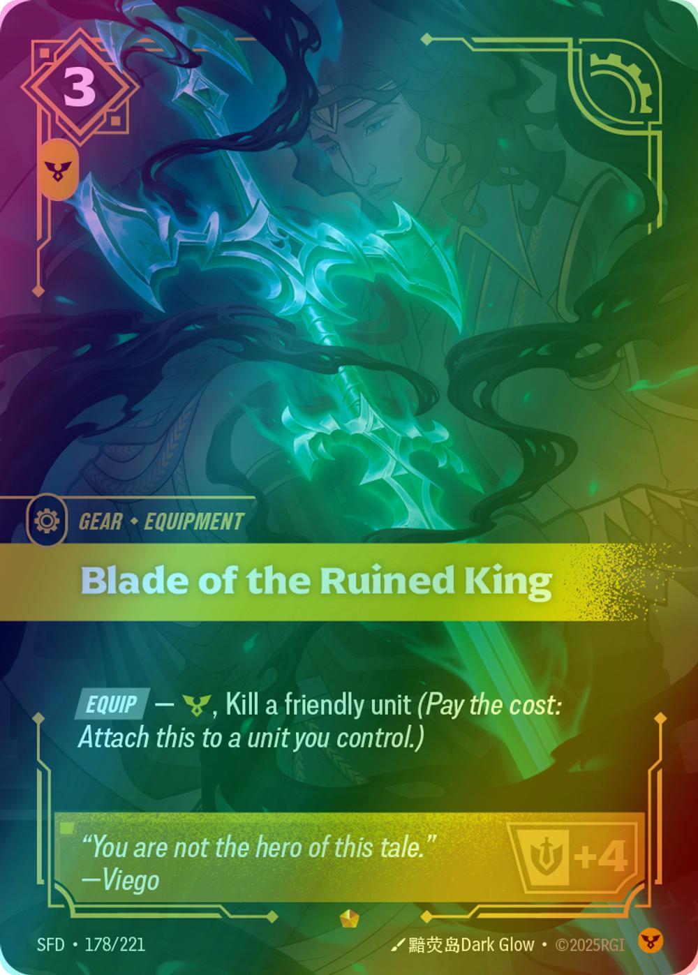 221 spiritforged foil – Riftbound Blade of the Ruined King - 178/221 [Spiritforged] [Foil]