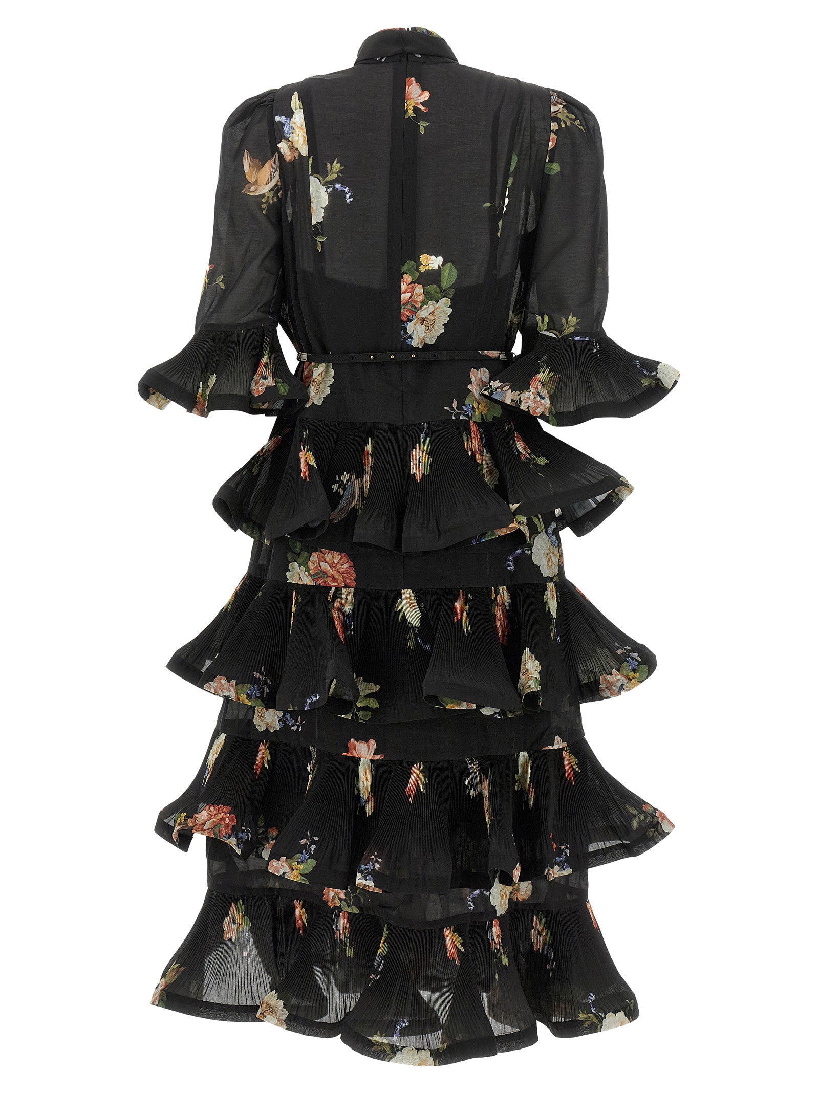 Zimmermann Pleated Sleeved Dress – 100% polyester - view 2