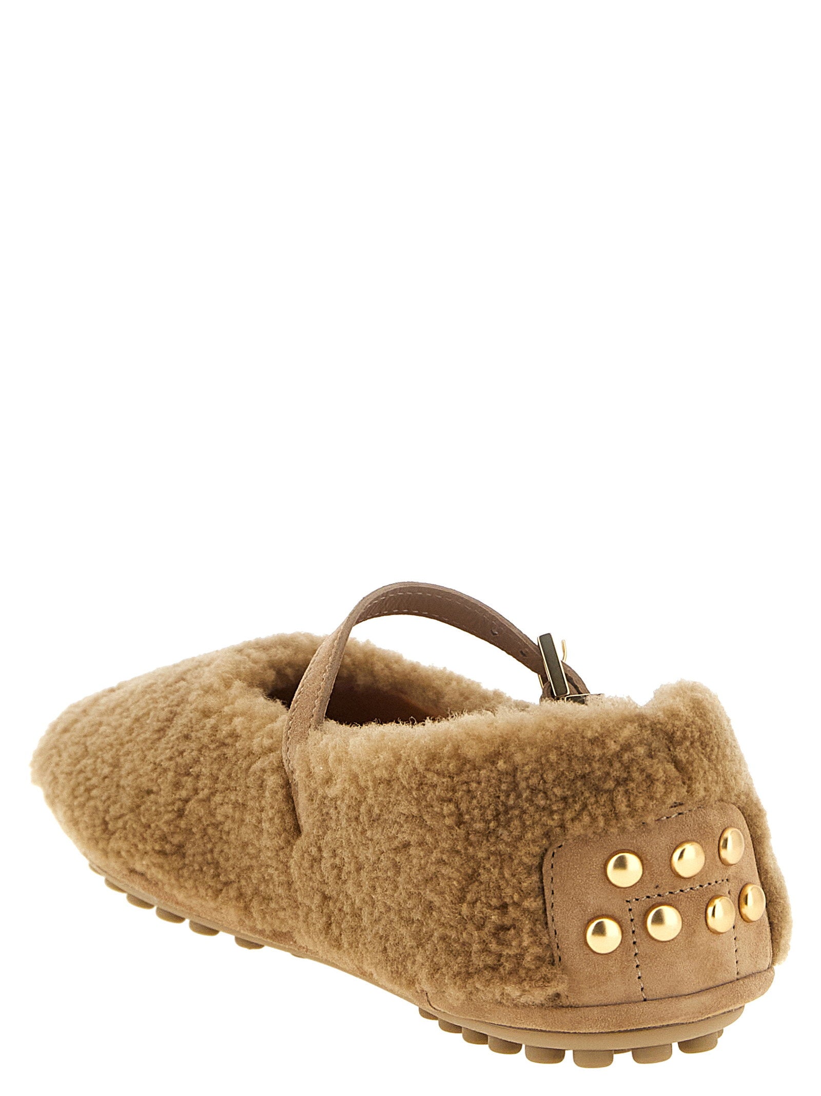 Tod's Gommine Sheepskin Ballet Flats - view 3