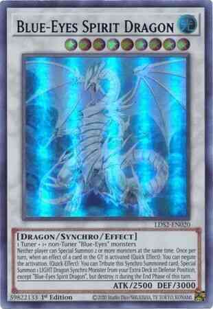 Yu-Gi-Oh! Blue-Eyes Spirit Dragon (Purple) - LDS2-EN020 - Ultra Rare - 1st Edition