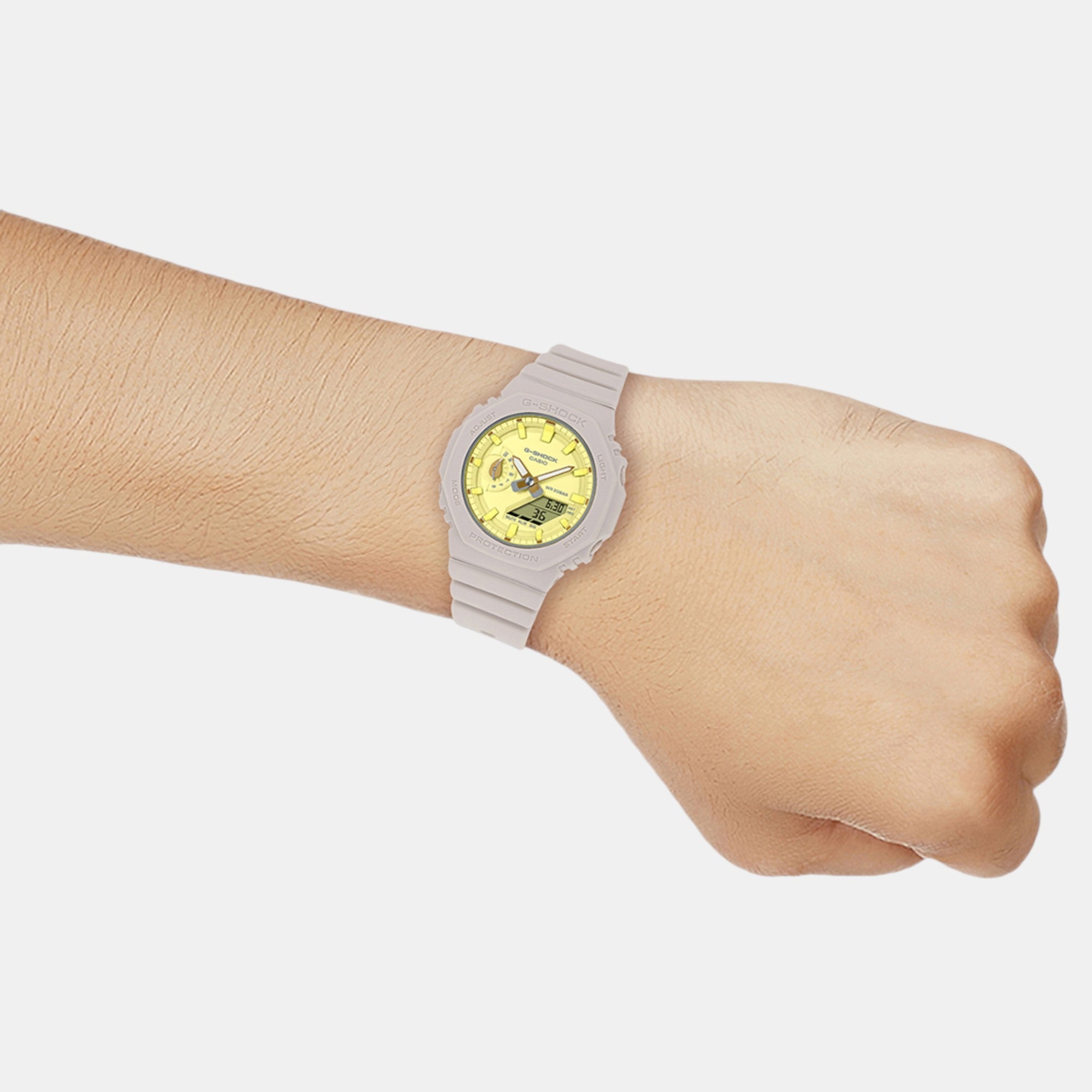 Casio G-Shock Women Quartz Yellow Dial Analog-Digital Resin Watch G1499 - view 8