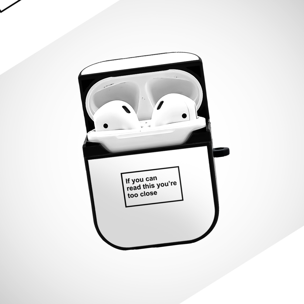 Cover It Up You are too close Glass Airpods 2nd Gen Case Covers - view 2
