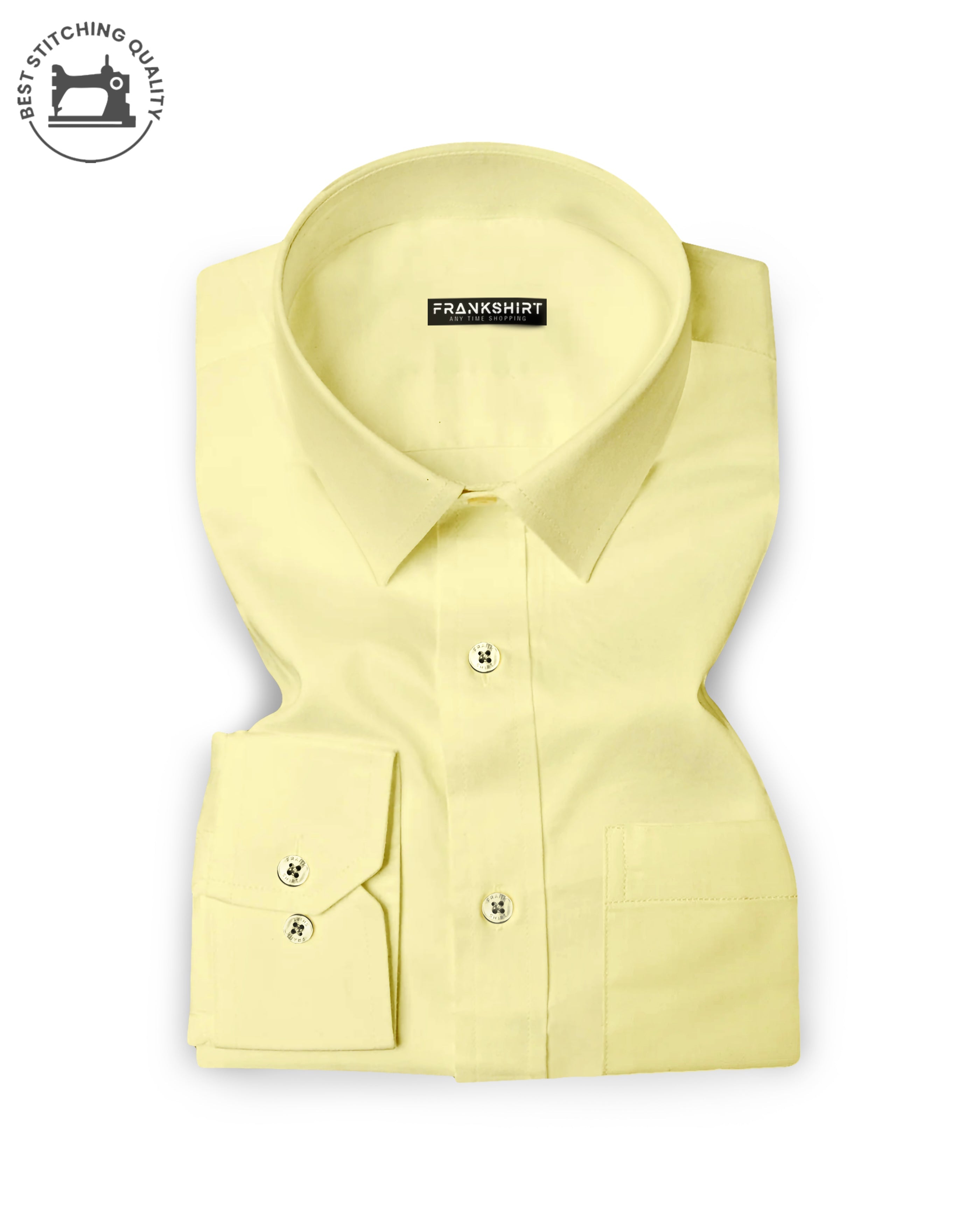 BlackTree Lemon I Formal Shirt I Regular Fit I 100% Cotton Shirt