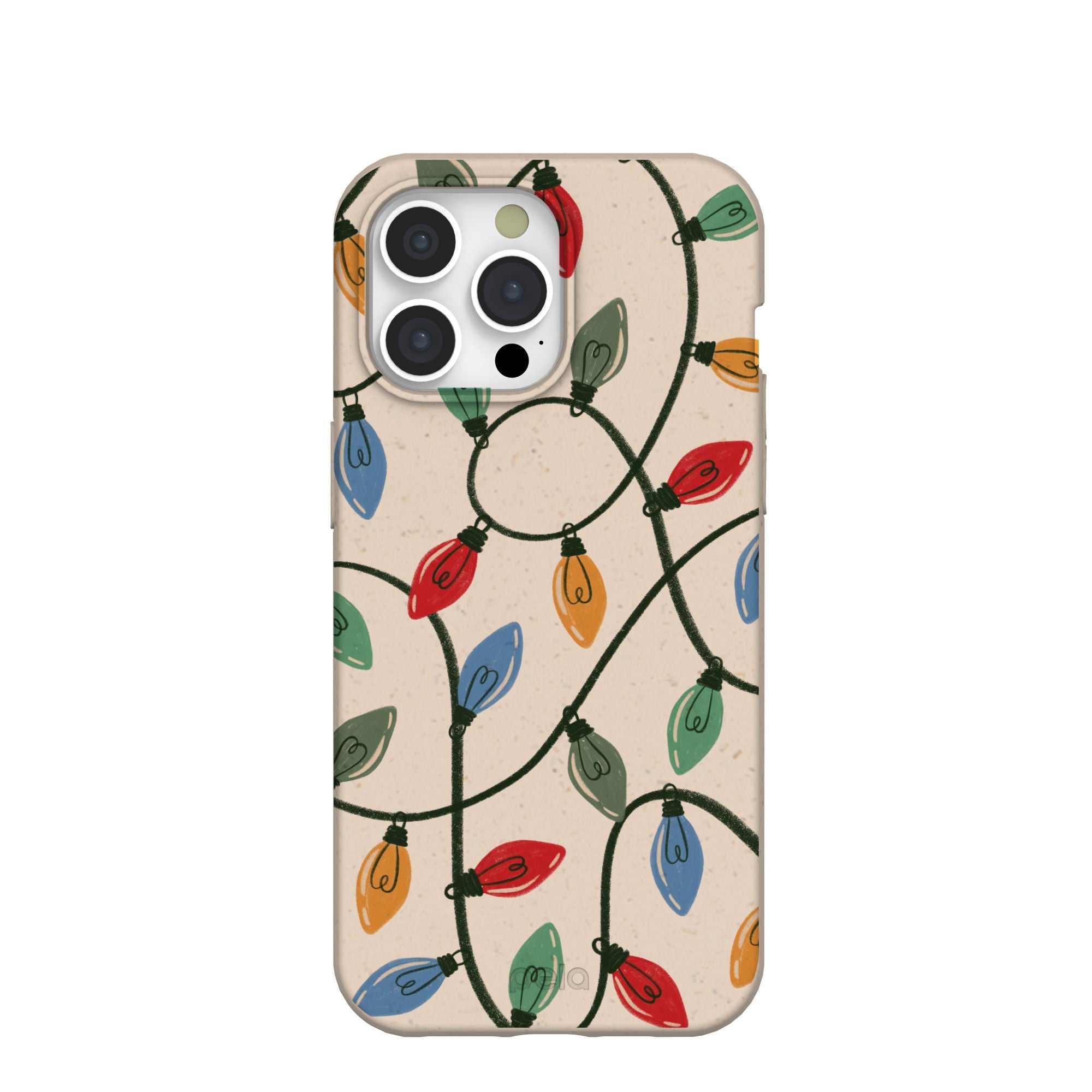 Pela Case Seashell Holiday Lights iPhone 15 Pro Max Case