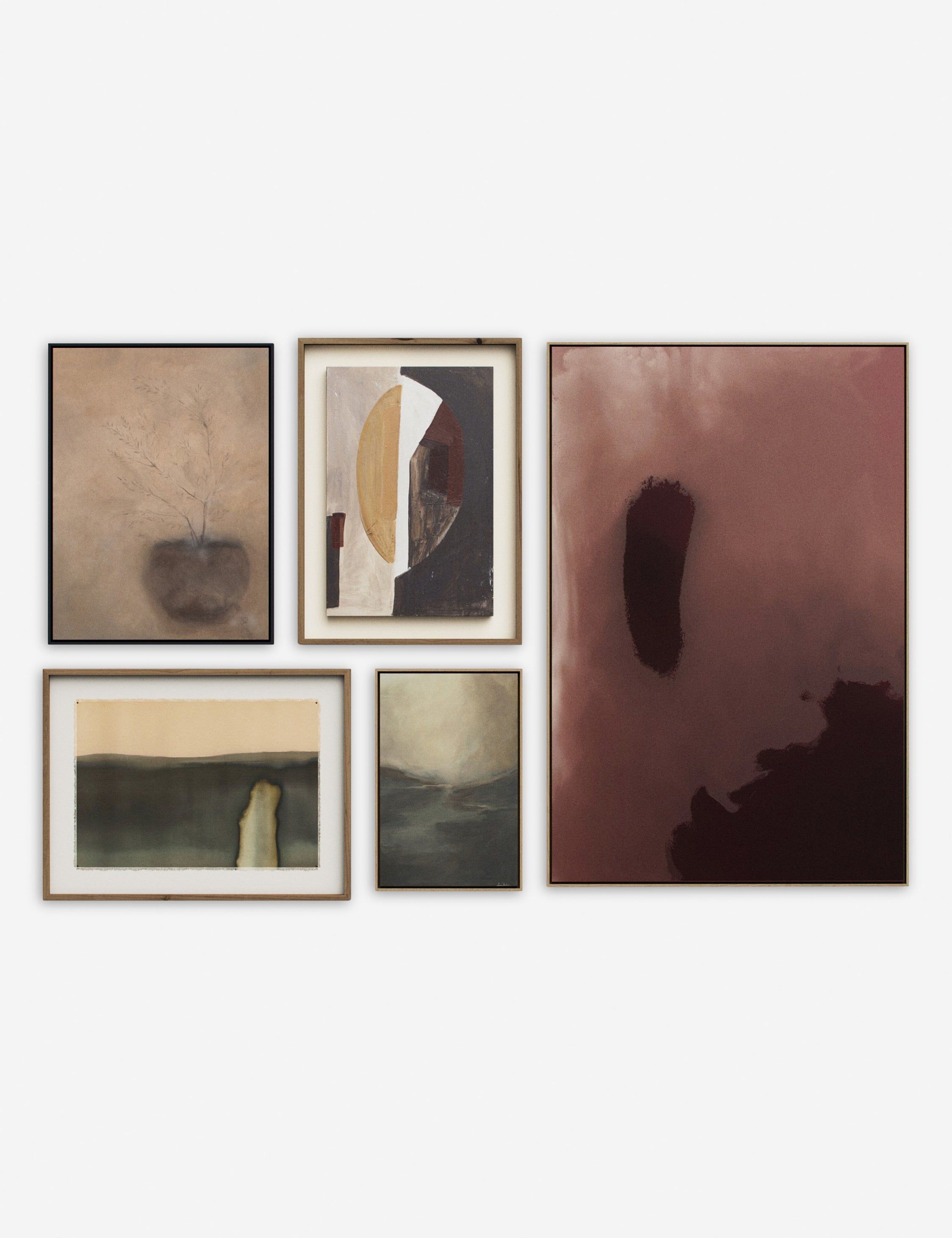 Lulu and Georgia Veil of Tranquility Wall Art (Set of 5) by Various Artists