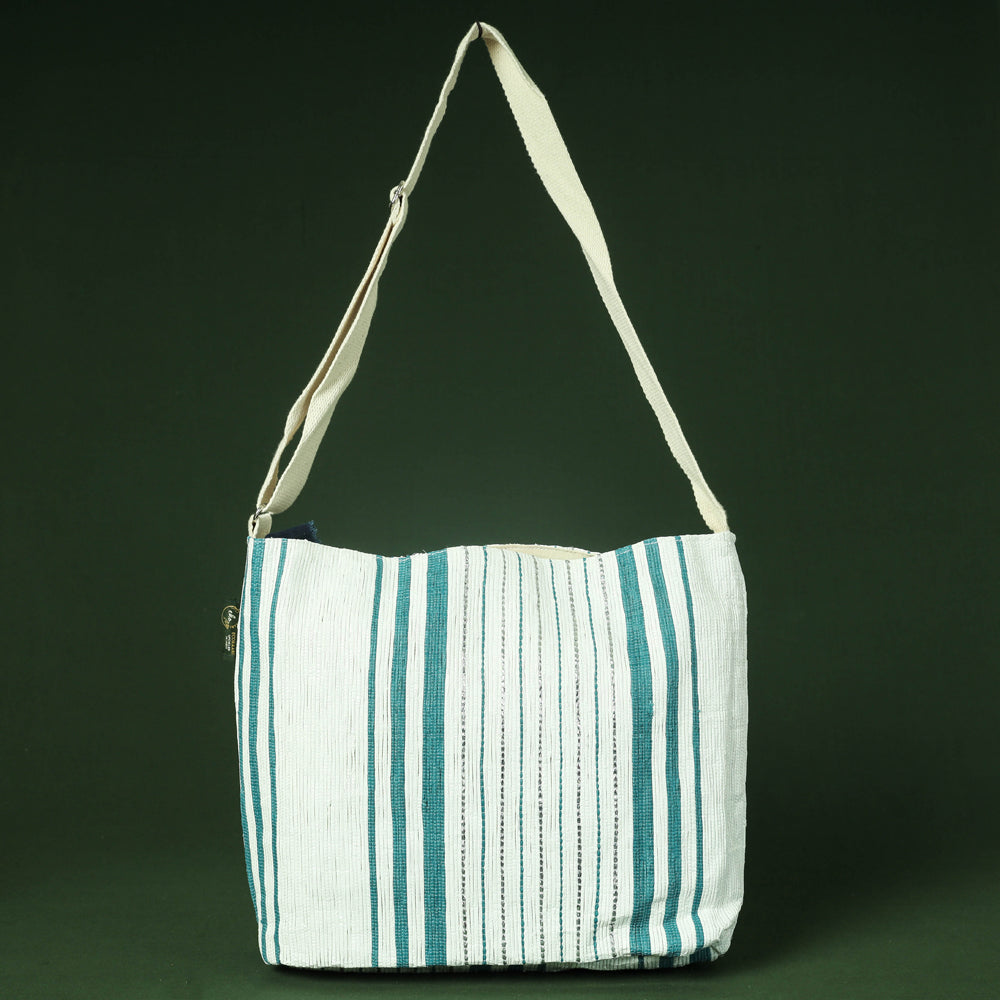 ECOKAARI Beige - Upcycled Weave Handmade Sling Bag