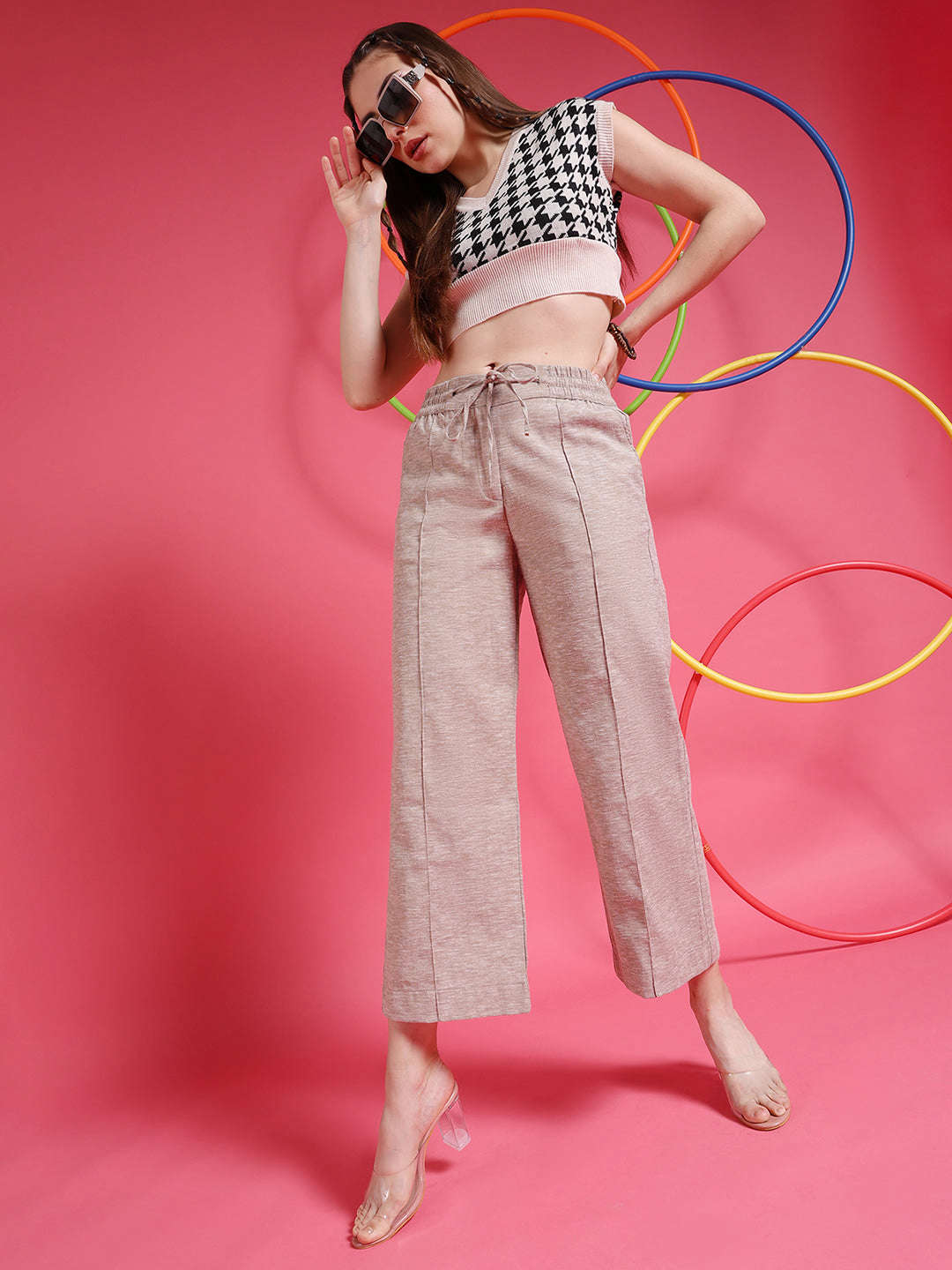 Freehand By The Indian Garage Co Women Solid Trouser