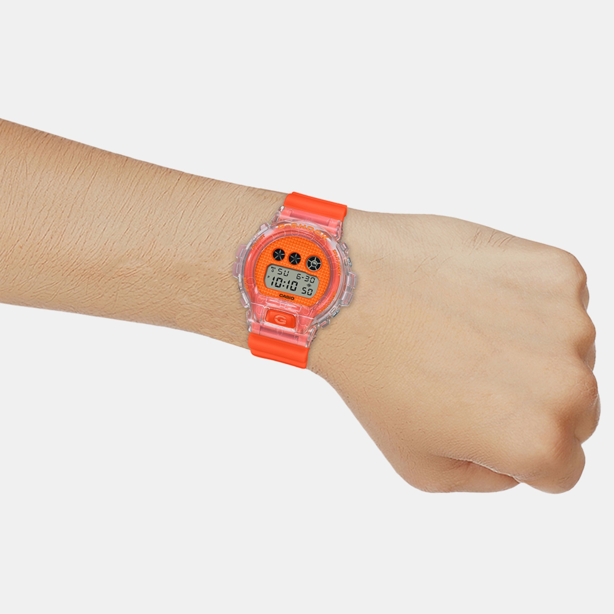 Casio G-Shock Men Quartz Orange Dial Digital Resin Watch G1362 - view 6