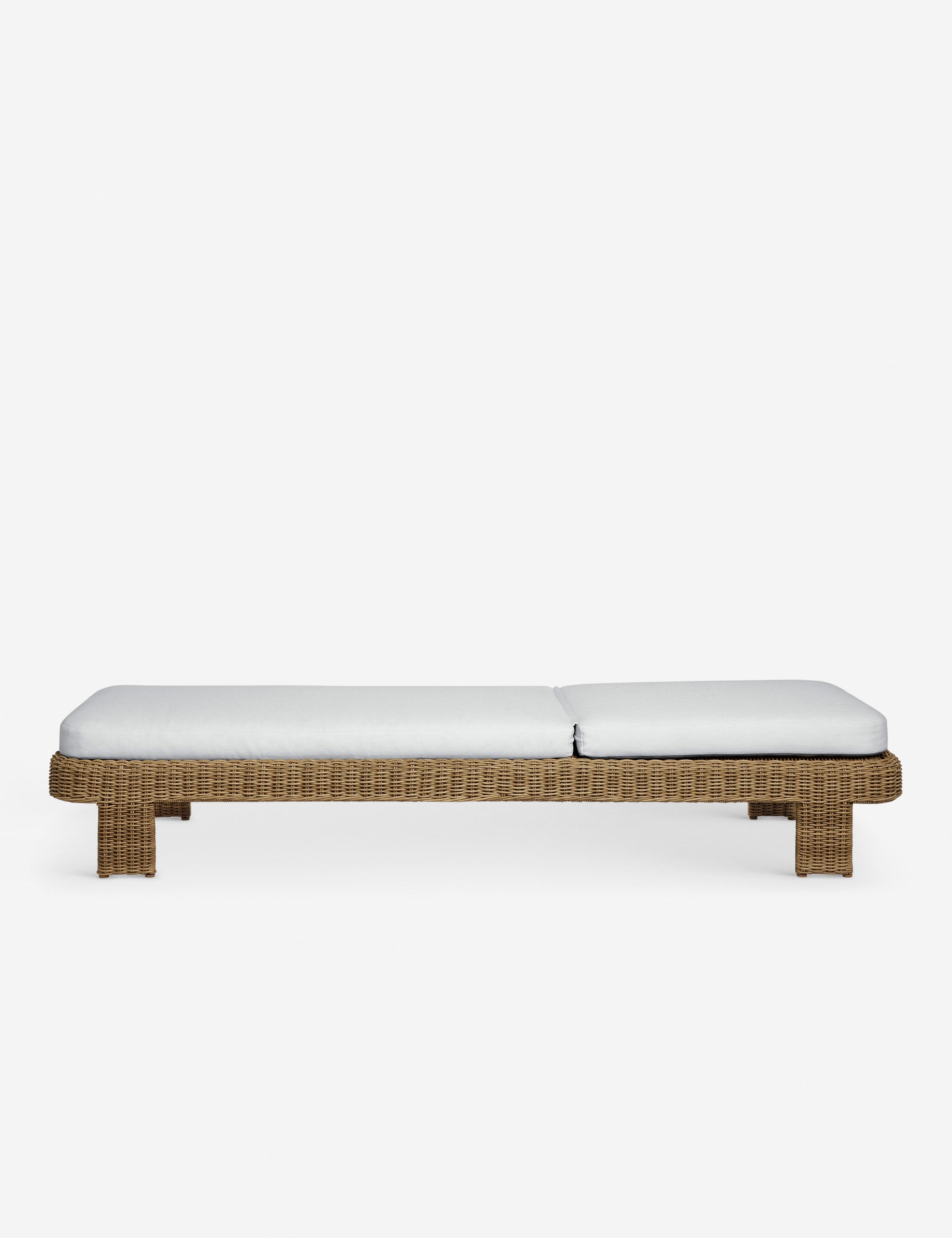 Lulu and Georgia Hadler Outdoor Lounger, Ivory - view 11