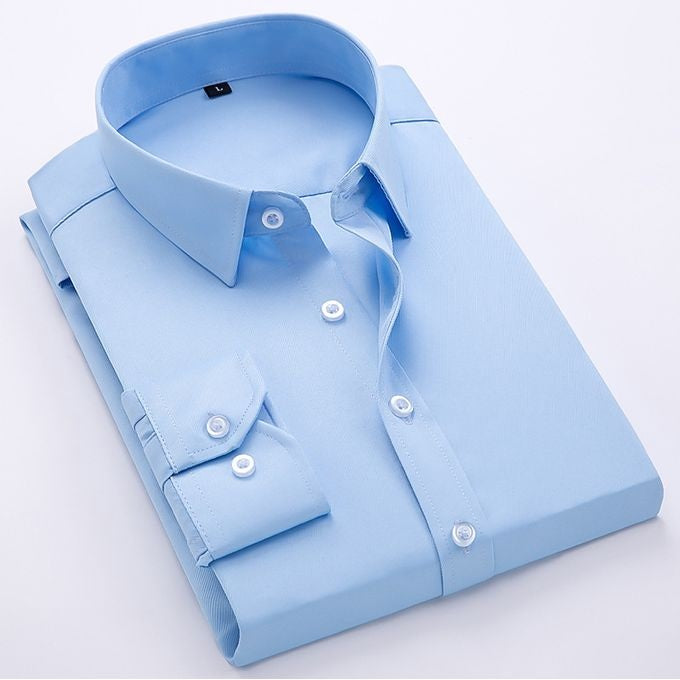 BlackTree New Cotton Blend Solid Shirts (Light Blue)