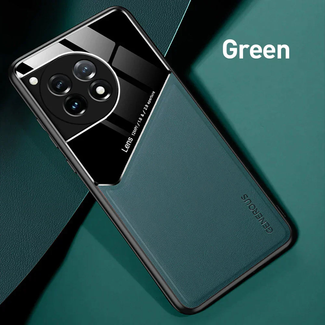 OnePlus 11R Vintage Leather Magnetic Holder Case - view 5