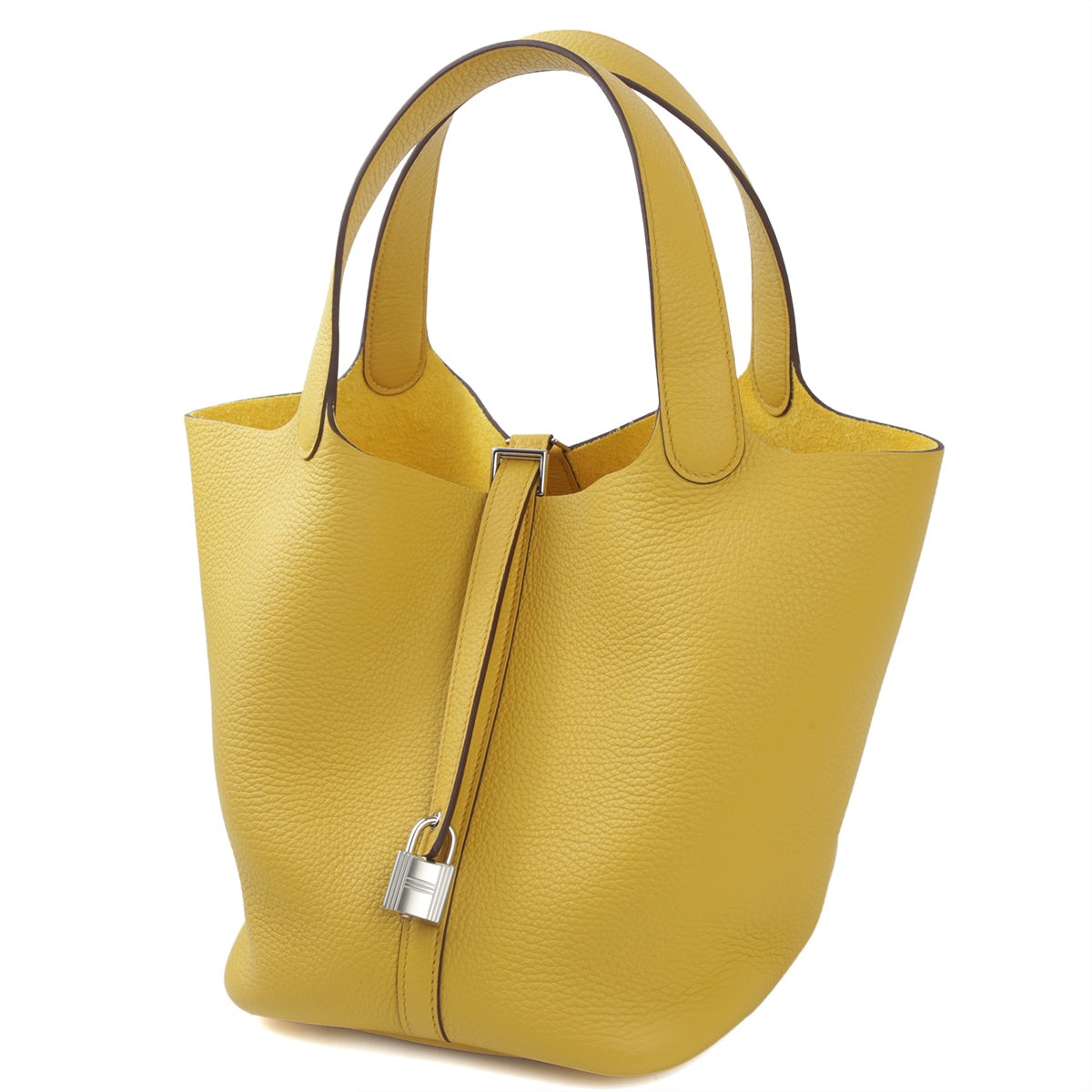 Cop Underdog HERMÈS Picotin Lock MM Sun Clemence Palladium hardware - view 2