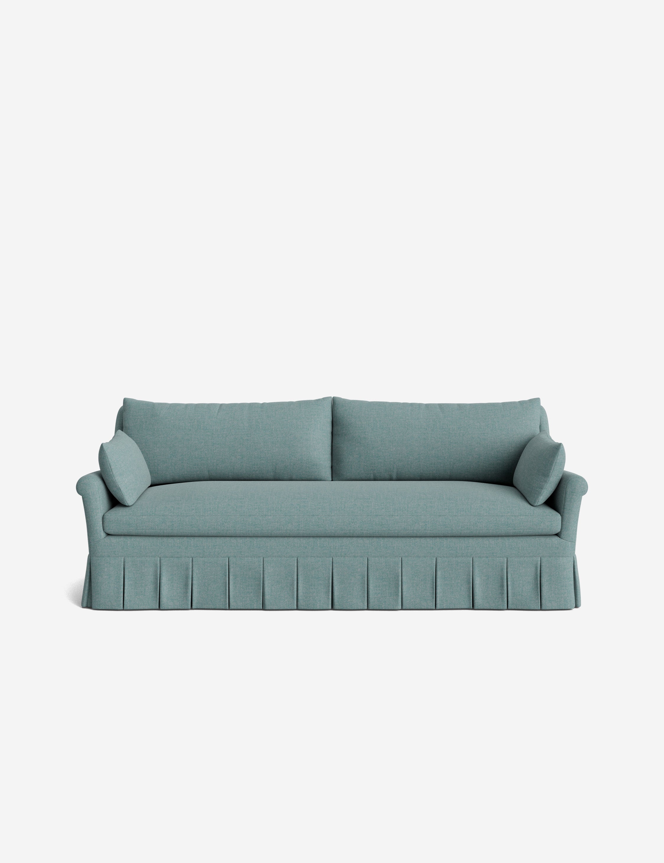 Lulu and Georgia Portola Rolled Arm Pleated Sofa - view 71