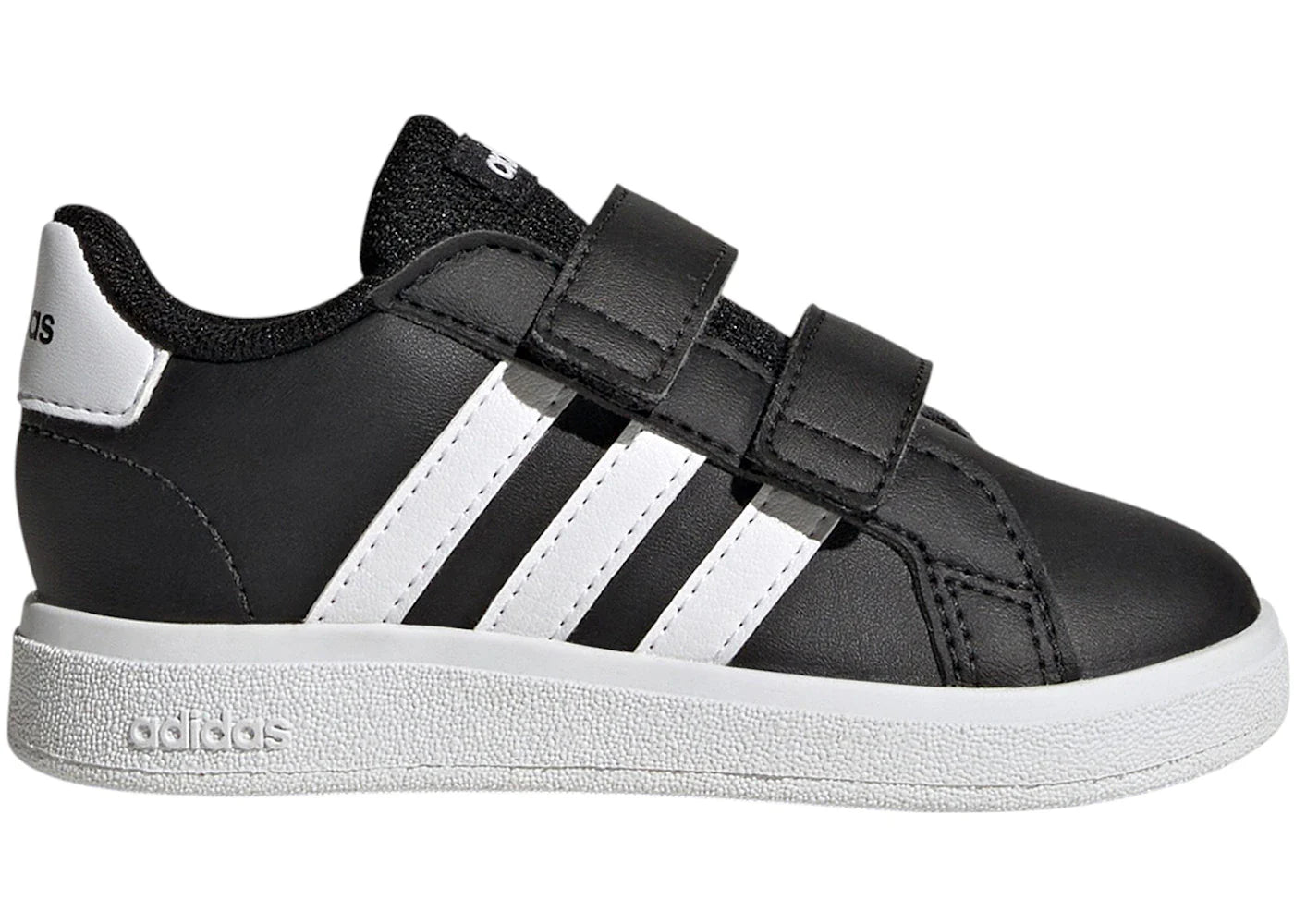 adidas Grand Court Lifestyle Hook And Loop Core Black Cloud White (TD)