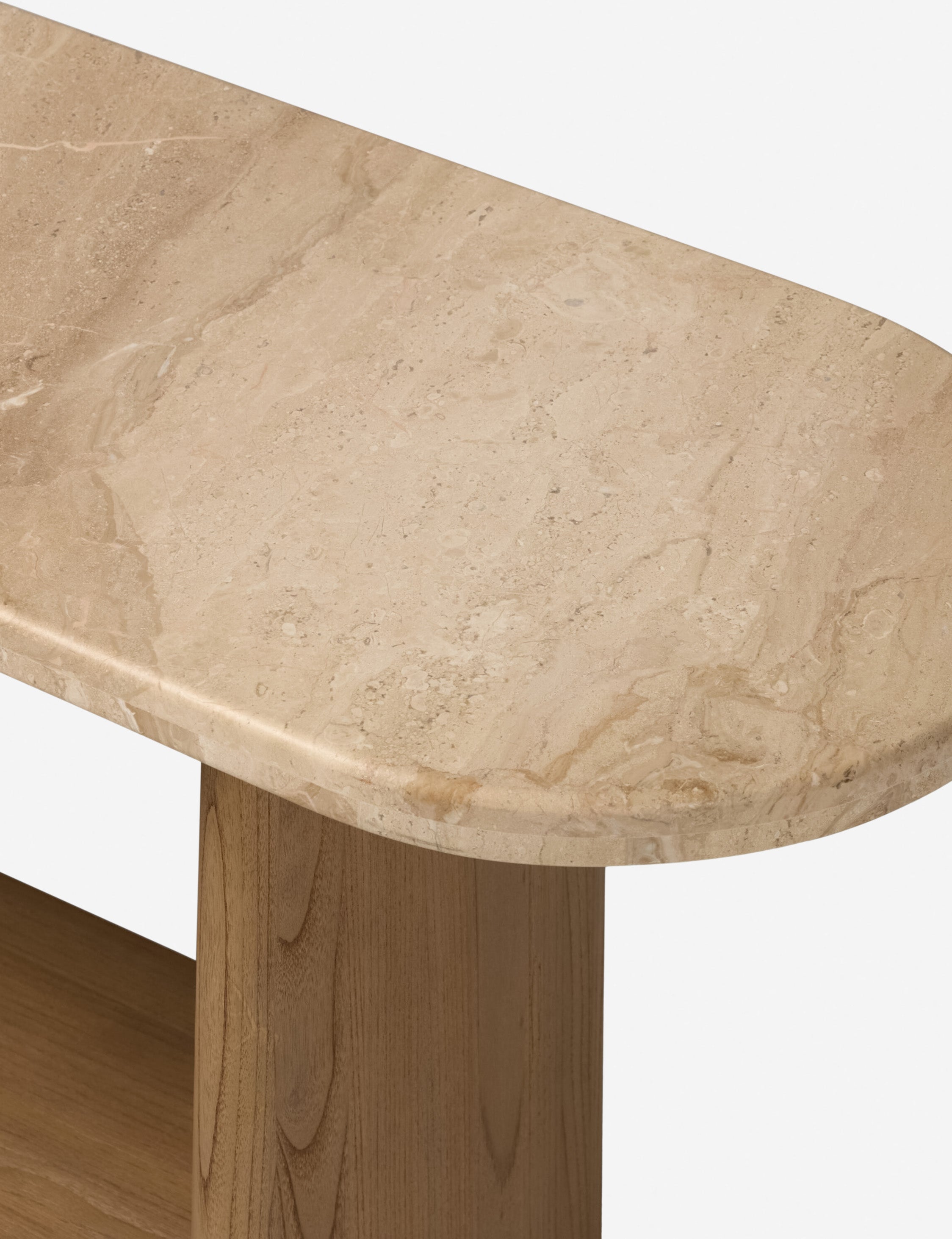 Lulu and Georgia Milner Console Table – Sand Marble - view 8
