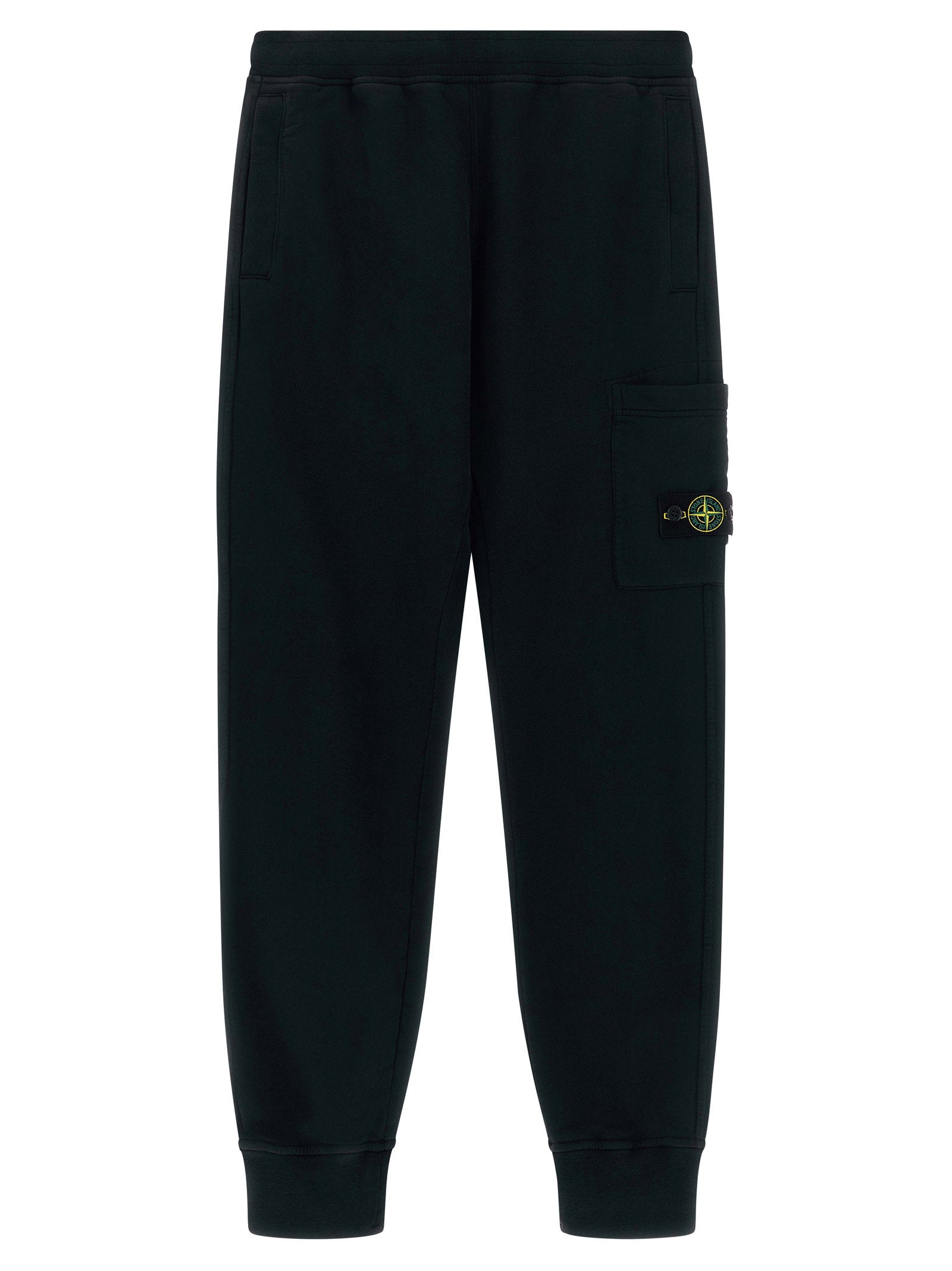 Stone Island Junior Badge Logo Cargo Joggers – 100% cotton