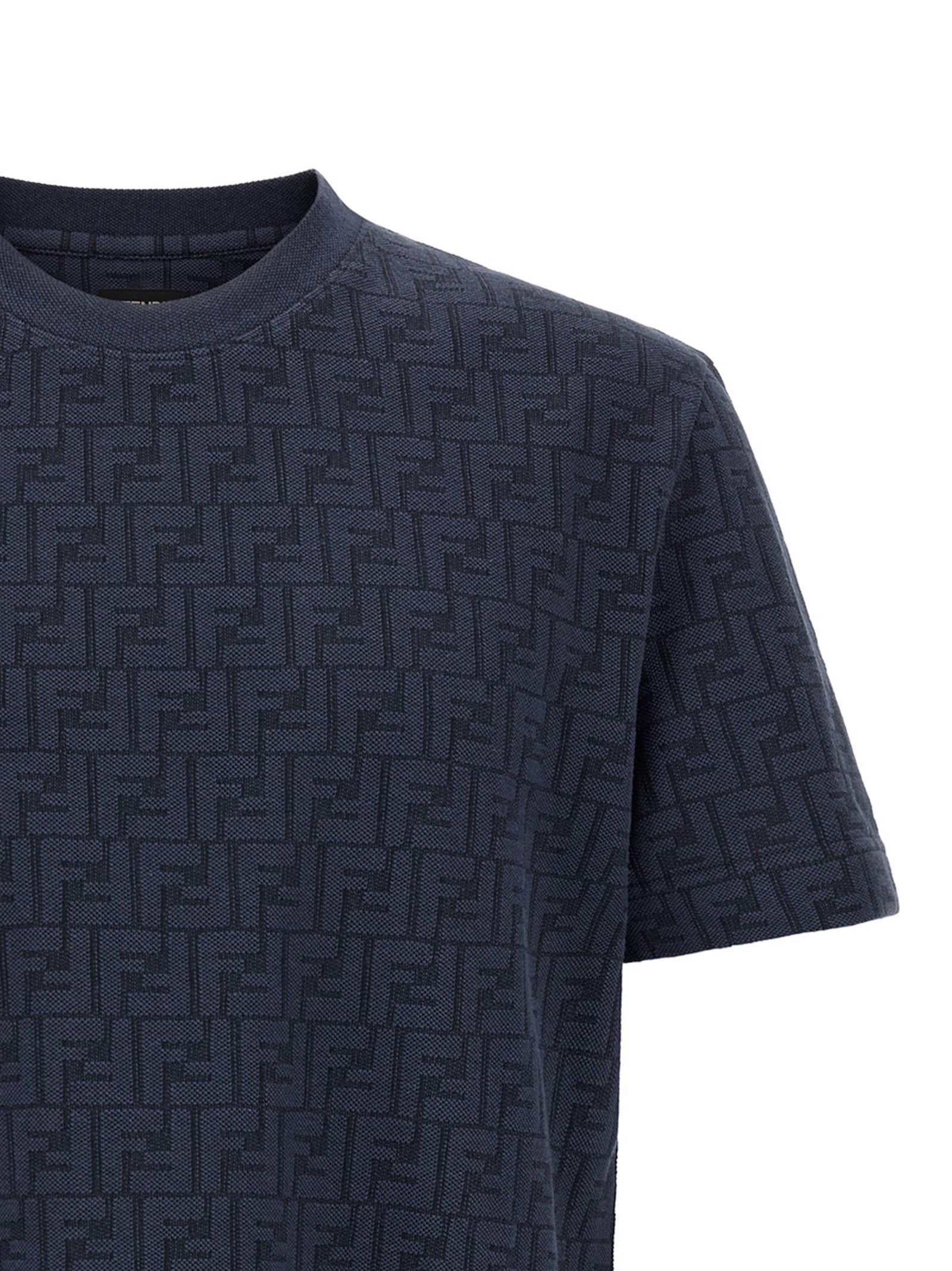 Fendi Ff Piquet T-shirt – 100% cotton - view 3