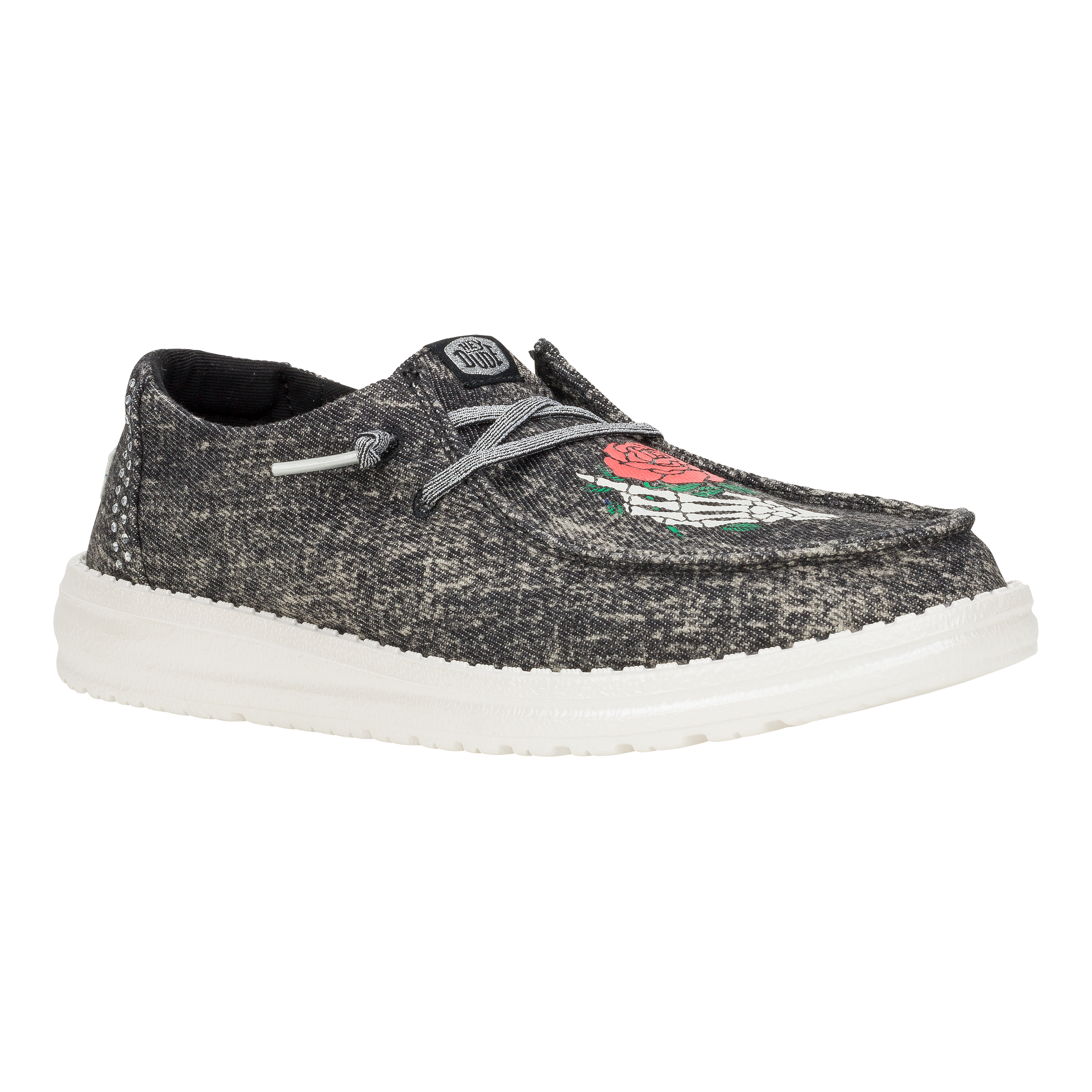HEYDUDE shoes Wendy Til Death Do Us Party - Black/Red - view 7