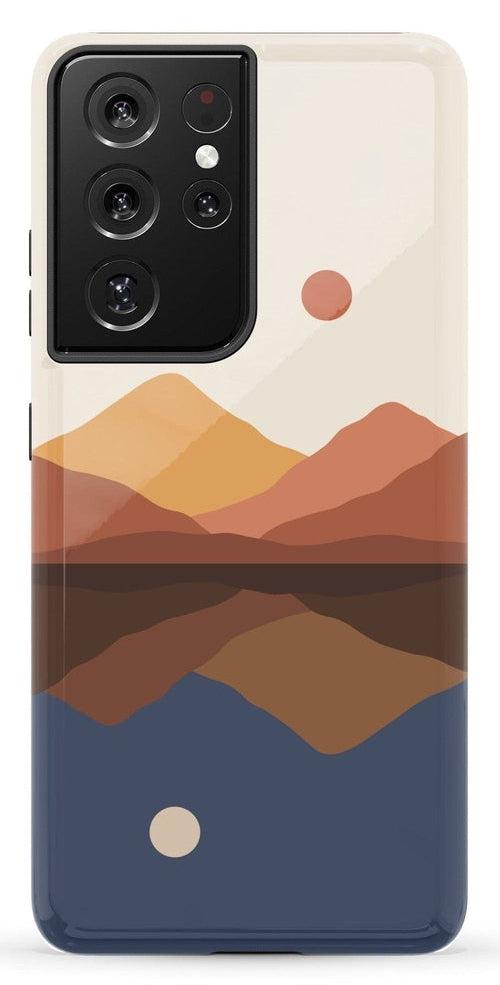 Casetry Opposites Attract | Day & Night Colorblock Mountains Samsung Case - view 13