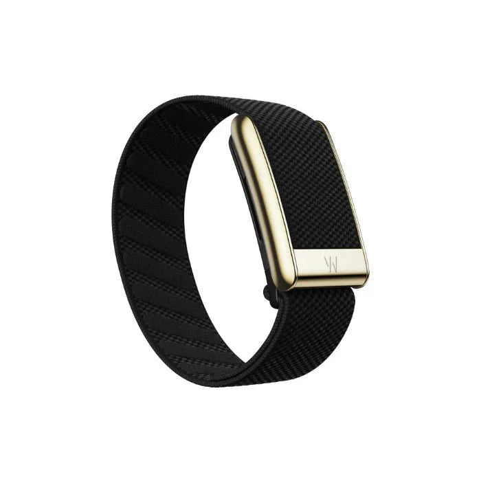 Whoop 5 0 – HYPE ELIXIR Whoop 5.0 Superknit Luxe Obsidian with Gold Band (12 Month Peak Subscription Included)
