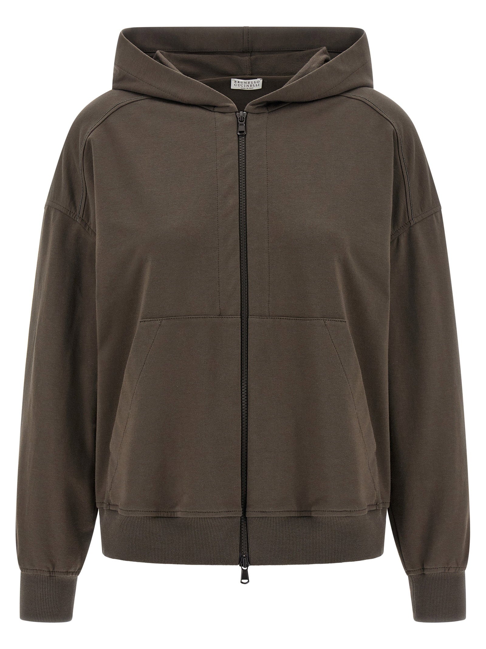 Brunello Cucinelli Monile Hoodie – 98% cotton, 2% elastane