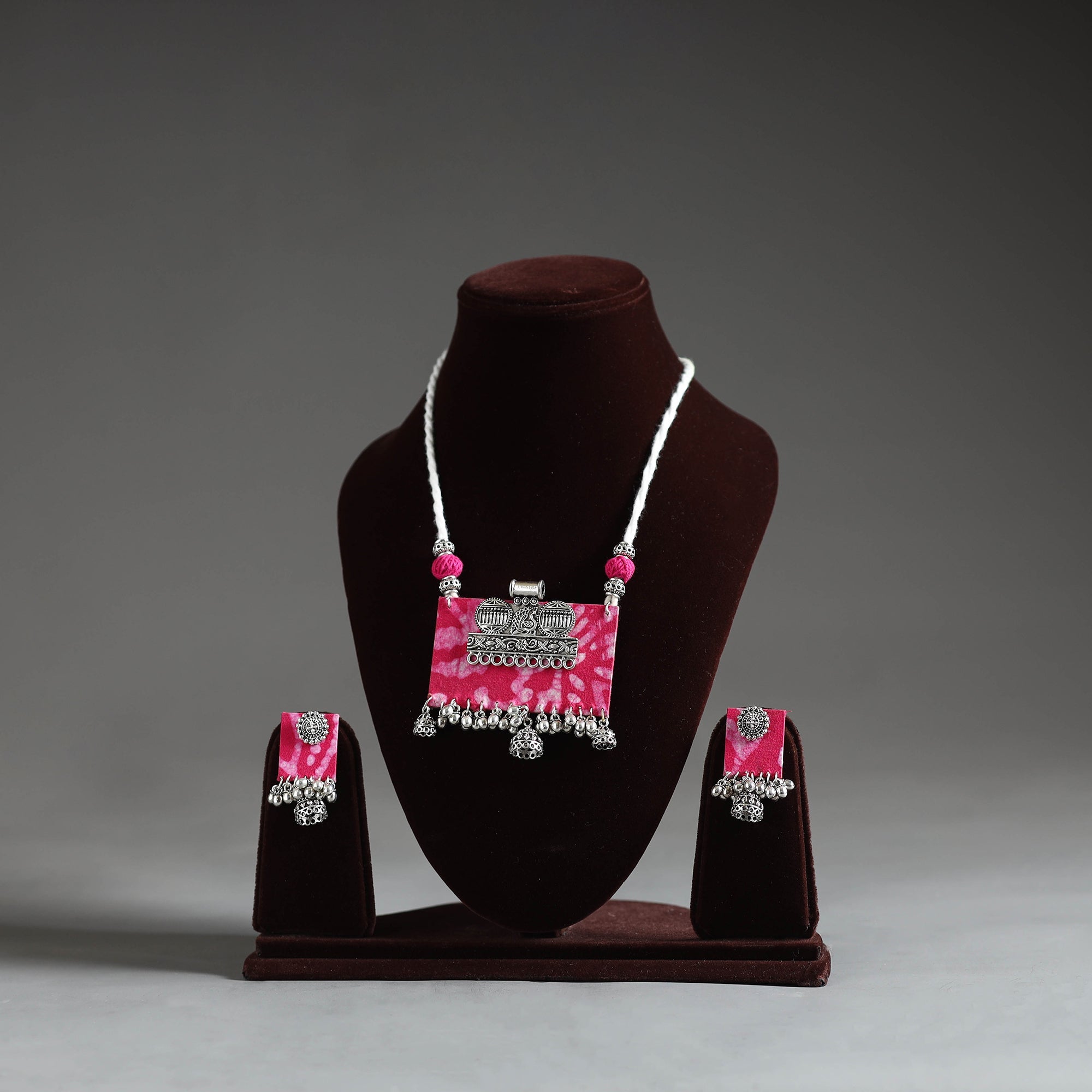 JALPARI Fabart German Silver Necklace Set 04