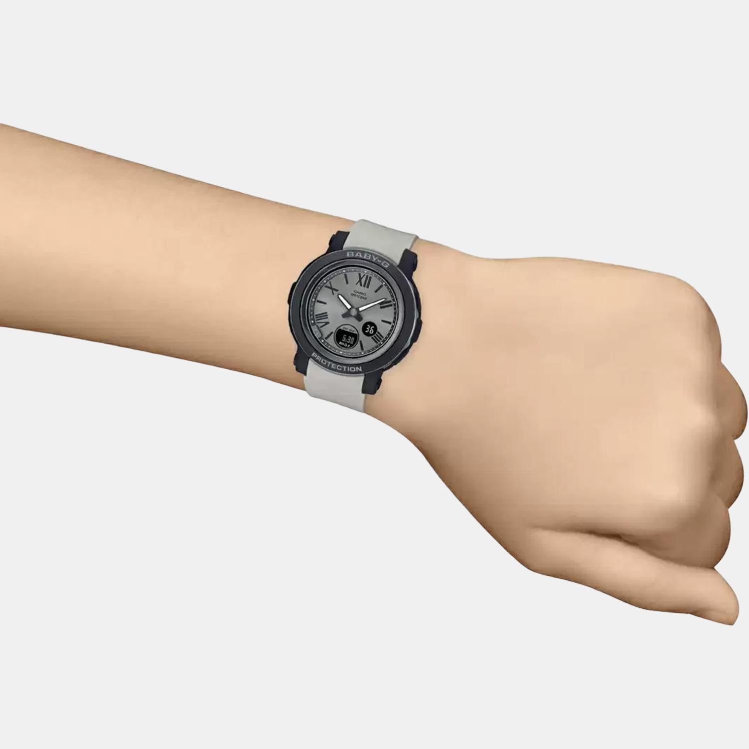 Casio Baby-G Women Quartz Silver Dial Analog-Digital Resin Watch B220 - view 5
