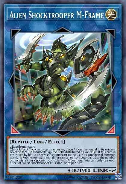Yu-Gi-Oh! Alien Shocktrooper M-Frame - DUOV-EN003 - Ultra Rare - 1st Edition