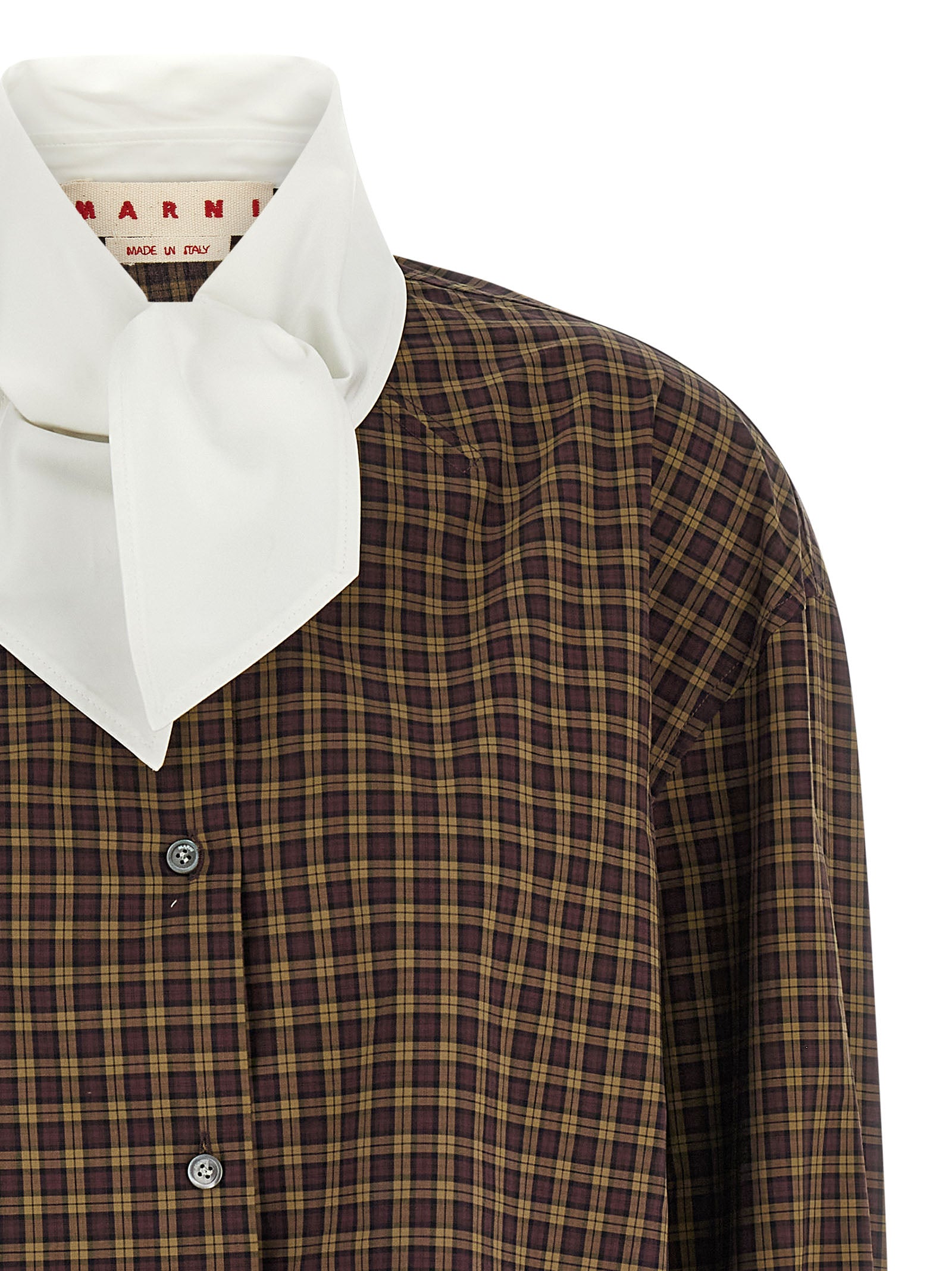 Marni Scarf Collar Shirt – 100% cotton - view 3