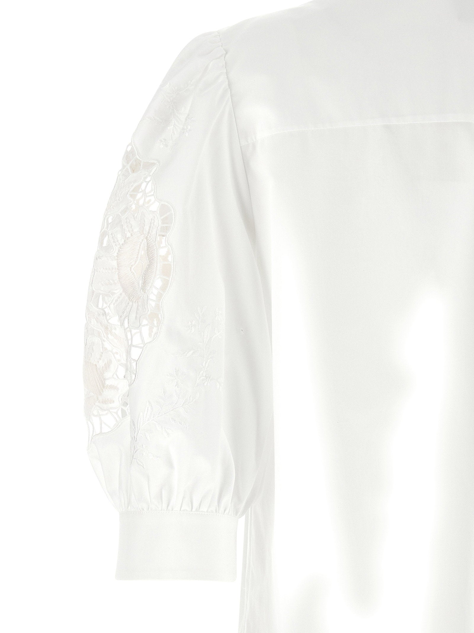 Valentino Garavani Macramé Insert Shirt – 100% cotton - view 4