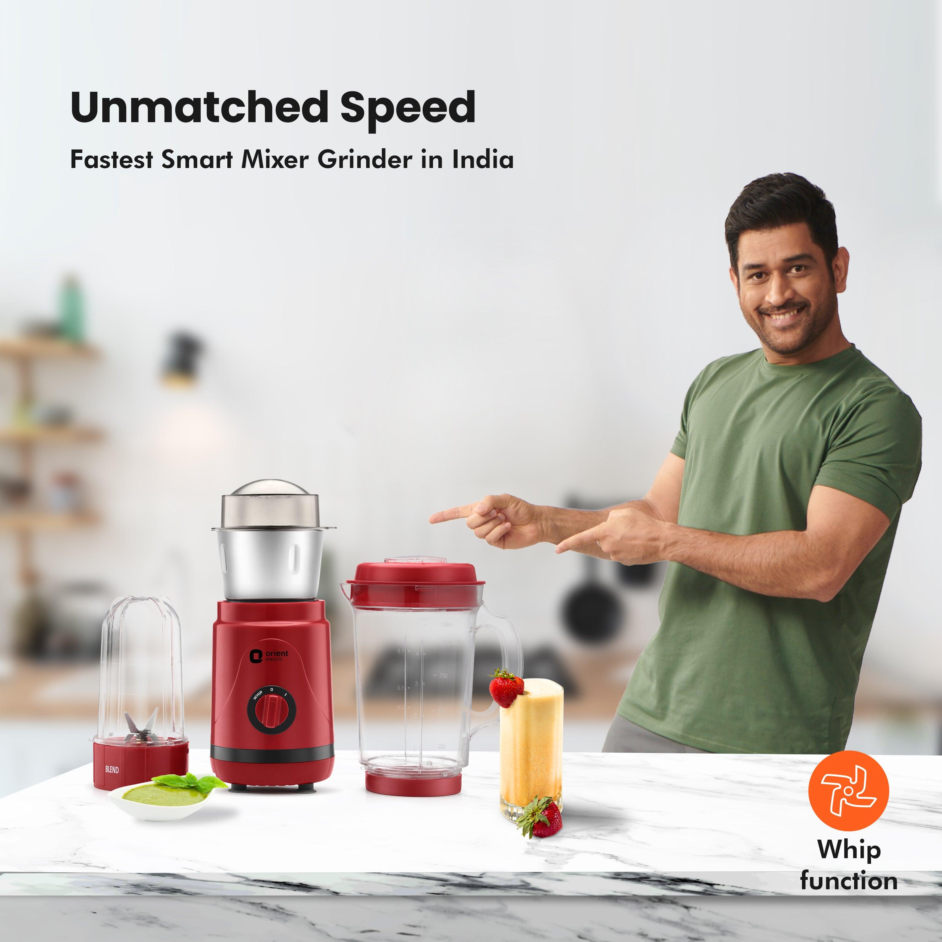 Orient Electric Compact Geenie 3 Jar Mixer Grinder - view 2