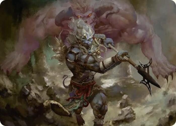 Kimahri valiant guardian – Magic 29/53 - Kimahri, Valiant Guardian Art Card [FINAL FANTASY: Art Series] [Non-Stamped]