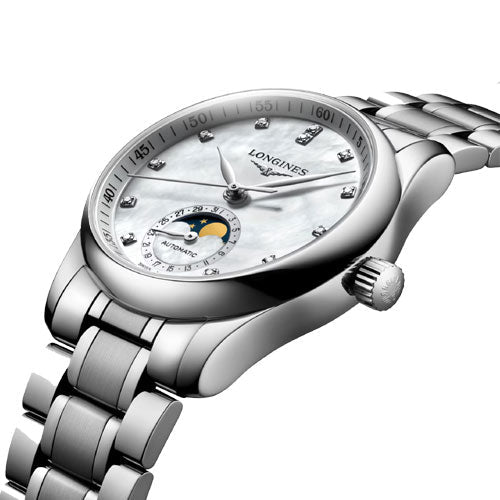 Longines Master Collection White Mother-Of-Pearl Dial Women 34mm - view 2