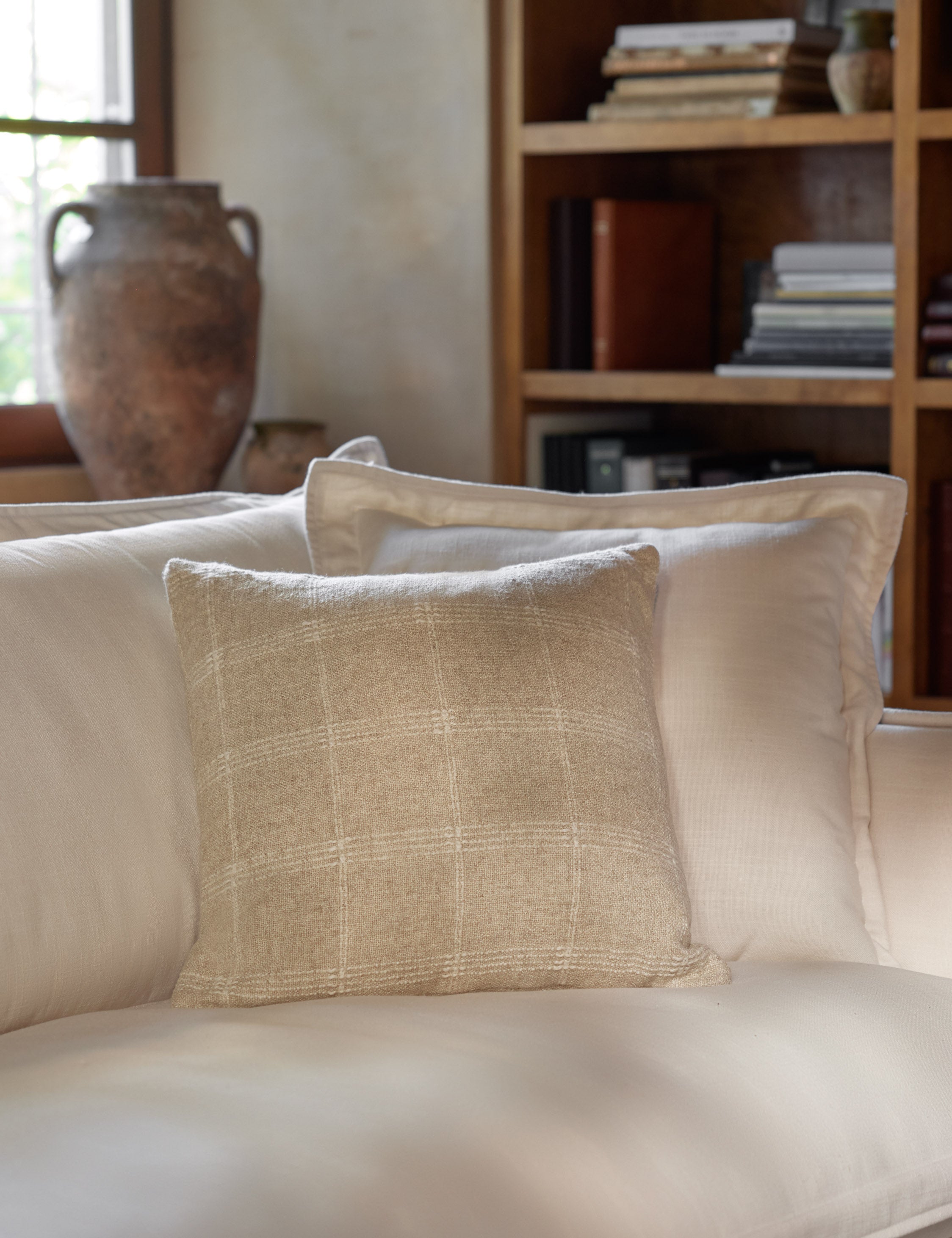 Lulu and Georgia Stafford Pillow – Natural - view 2