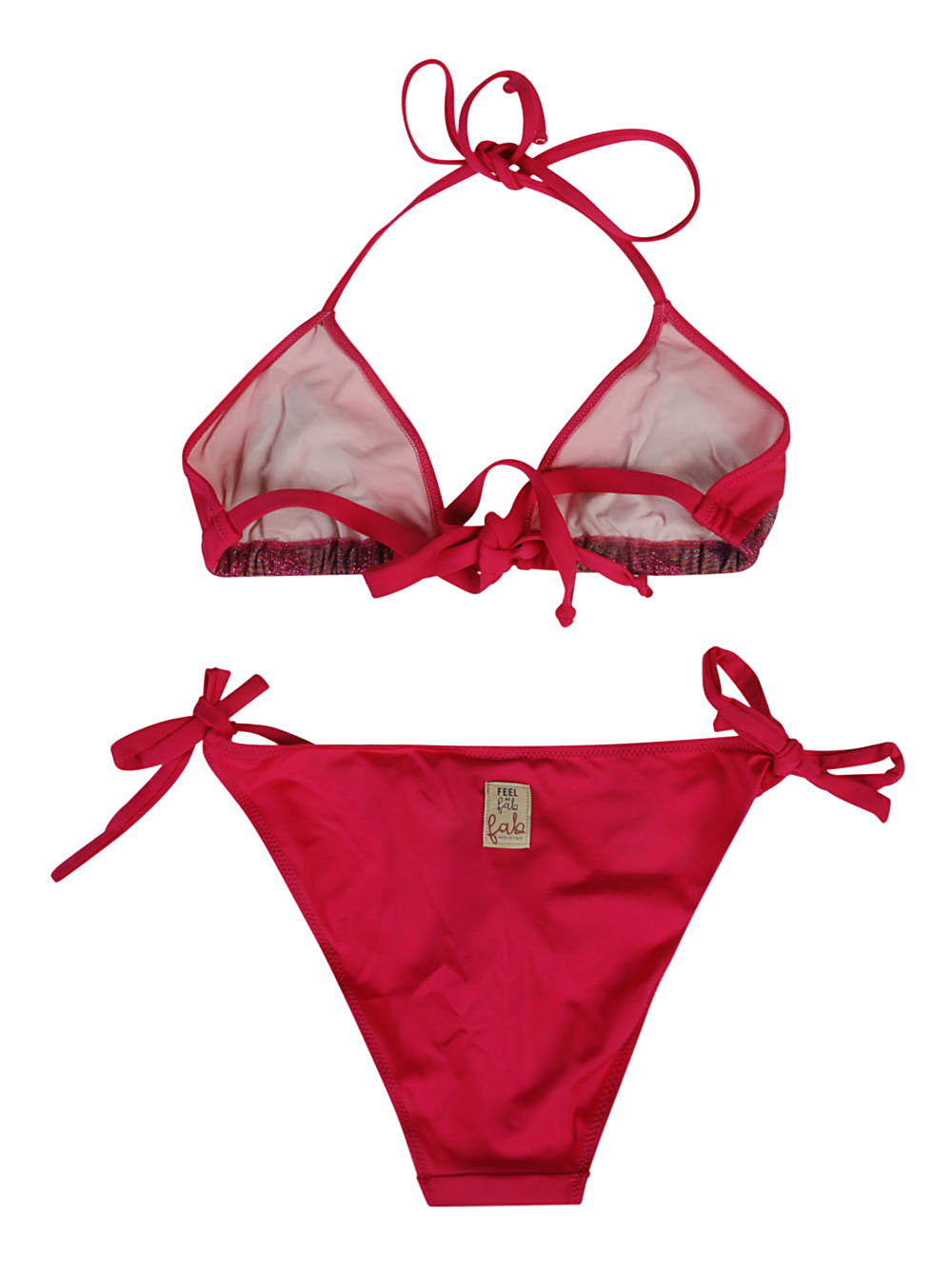 Feel Me Fab One printed triangle bikini set - view 2
