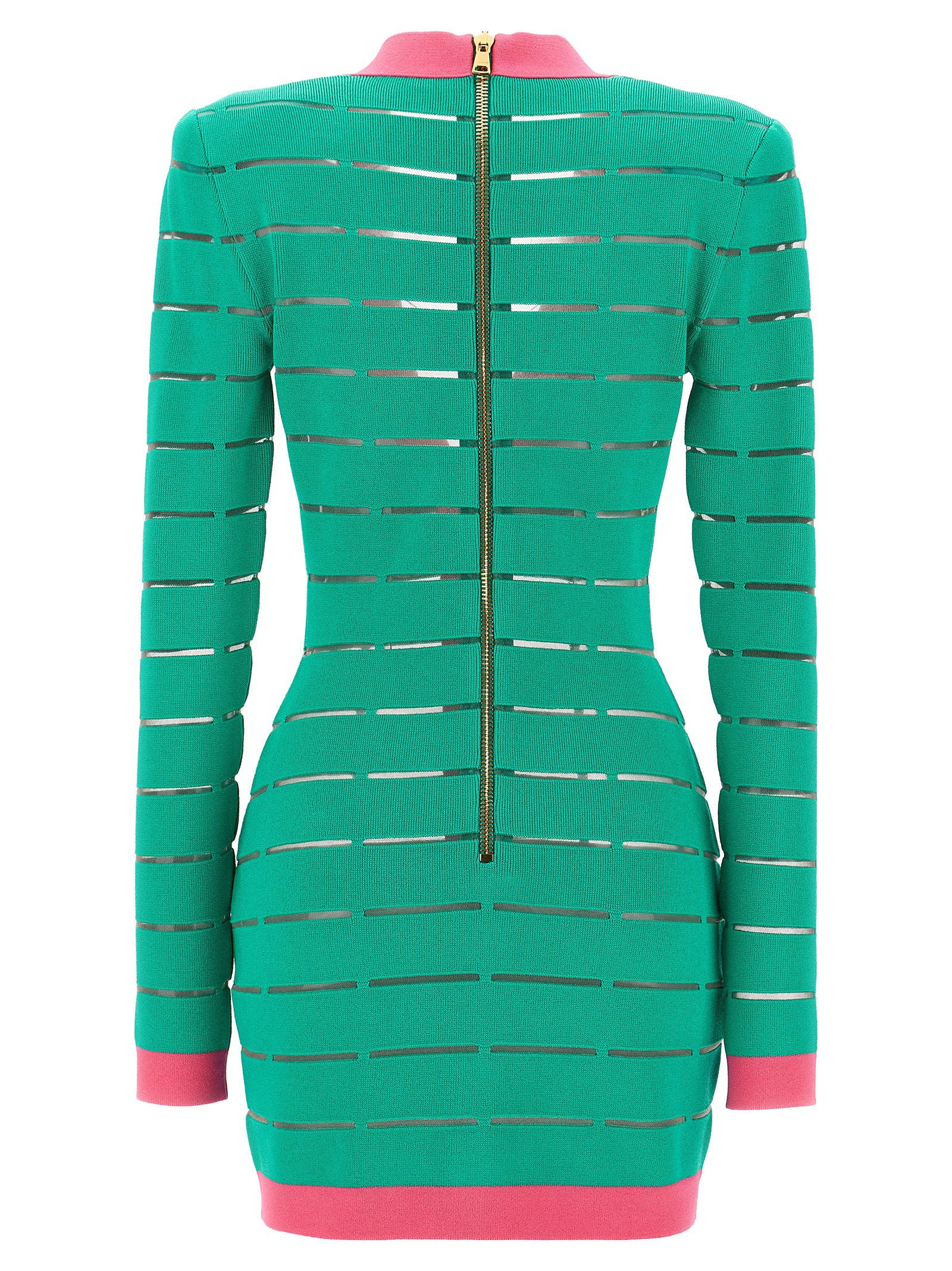 Balmain Two-tone Knit Dress - view 2