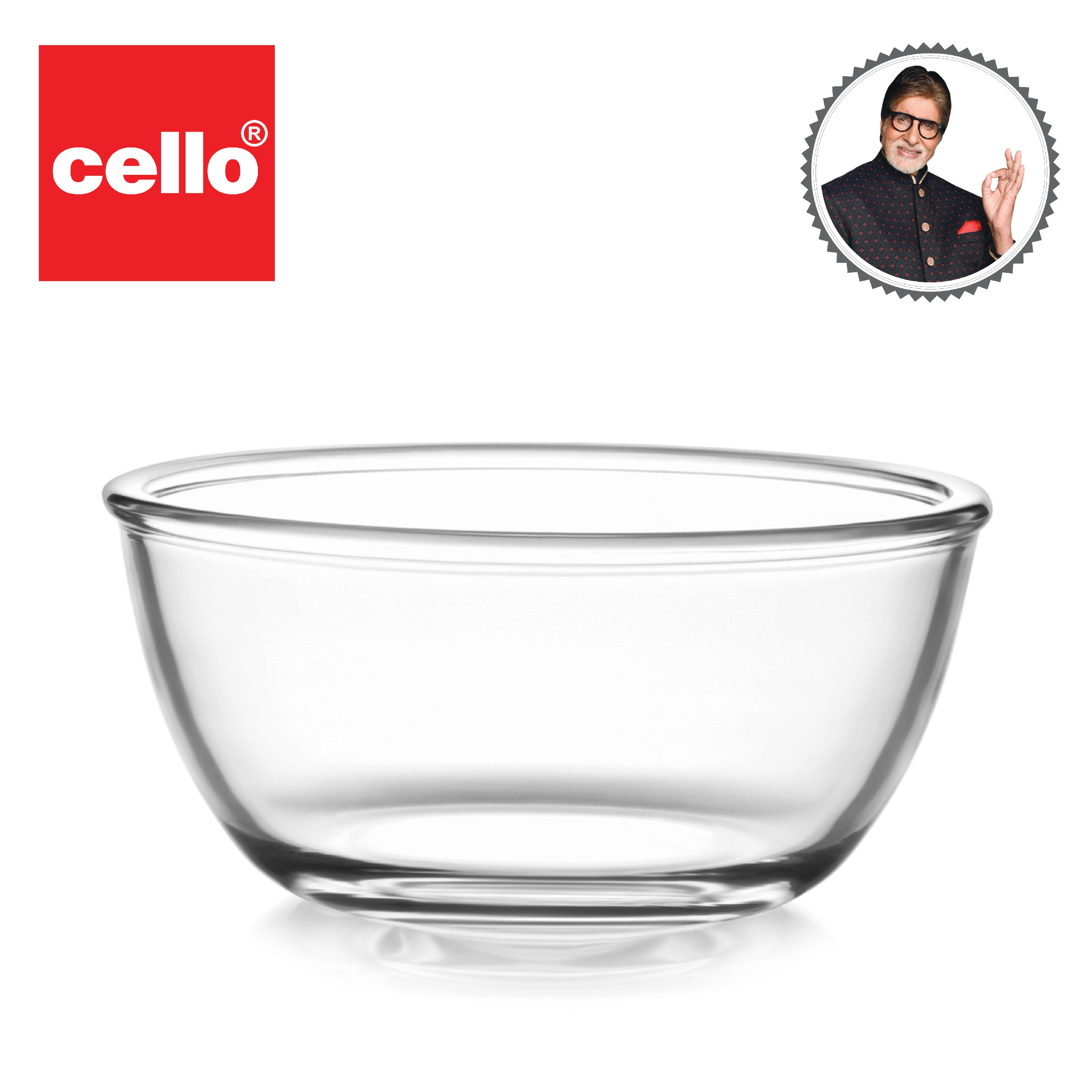 Cello Ovenware Borosilicate Glass Mixing Bowl, 1000ml - view 6