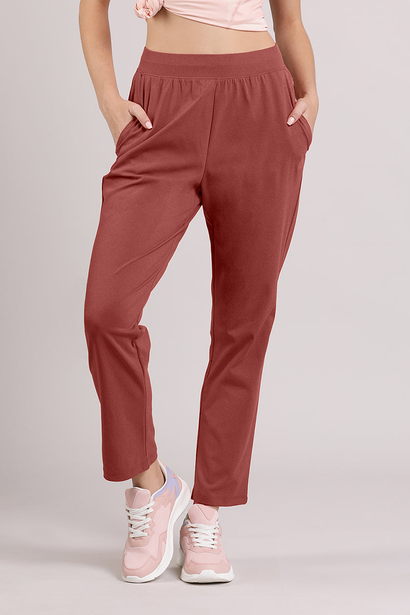 Amante Energize Flexi Track Pants - Intense Rust